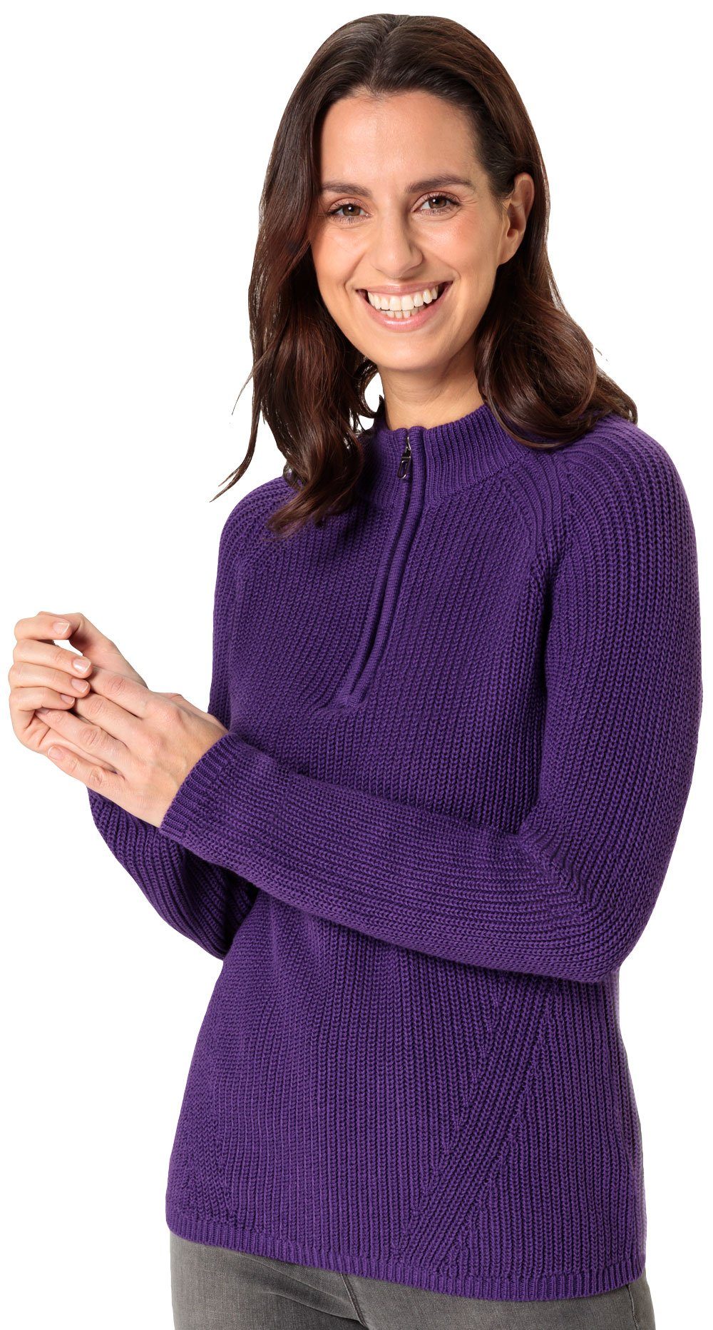 Emilia Parker Stehkragenpullover modern und trendstark