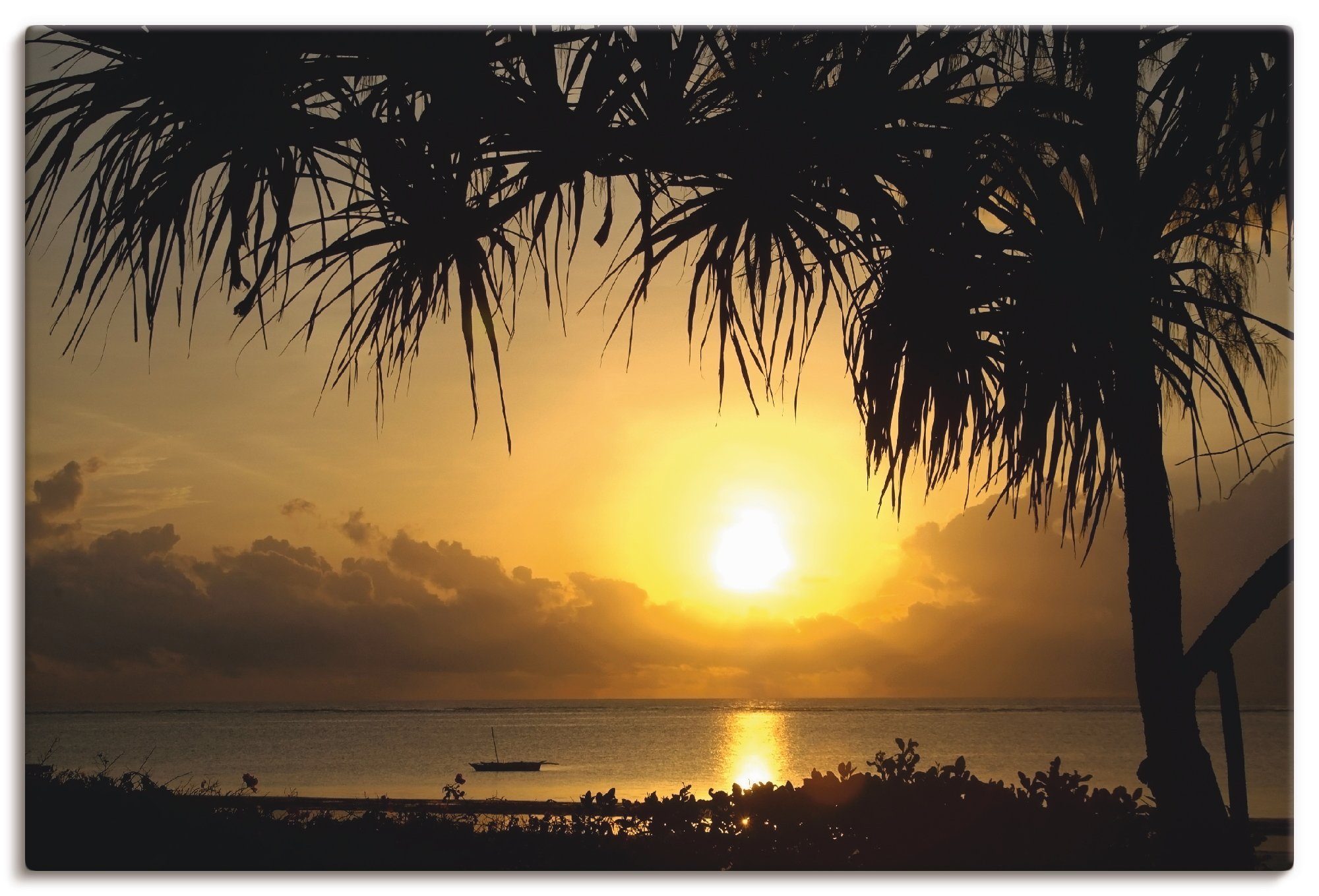 Artland Wandbild Sonnenaufgang, Afrika (1 St), als Alubild, Leinwandbild, Wandaufkleber oder Poster in versch. Größen | Poster