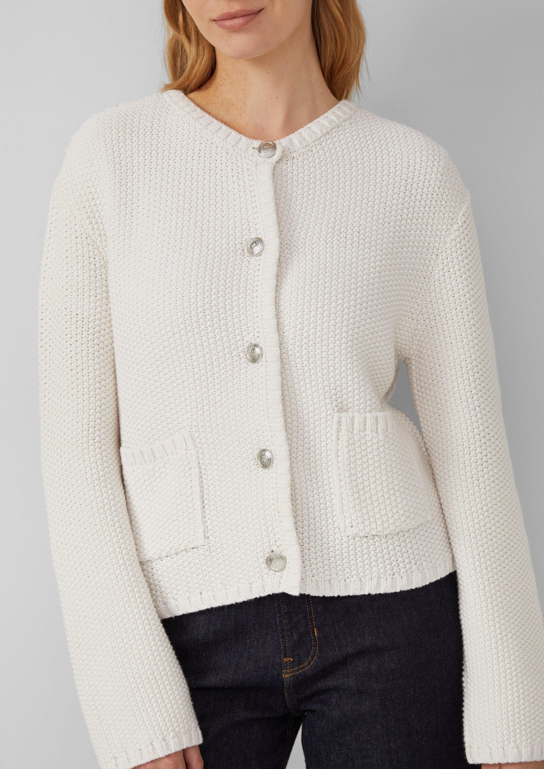 s.Oliver Cardigan Strickjacke Trachtenstrickjacke