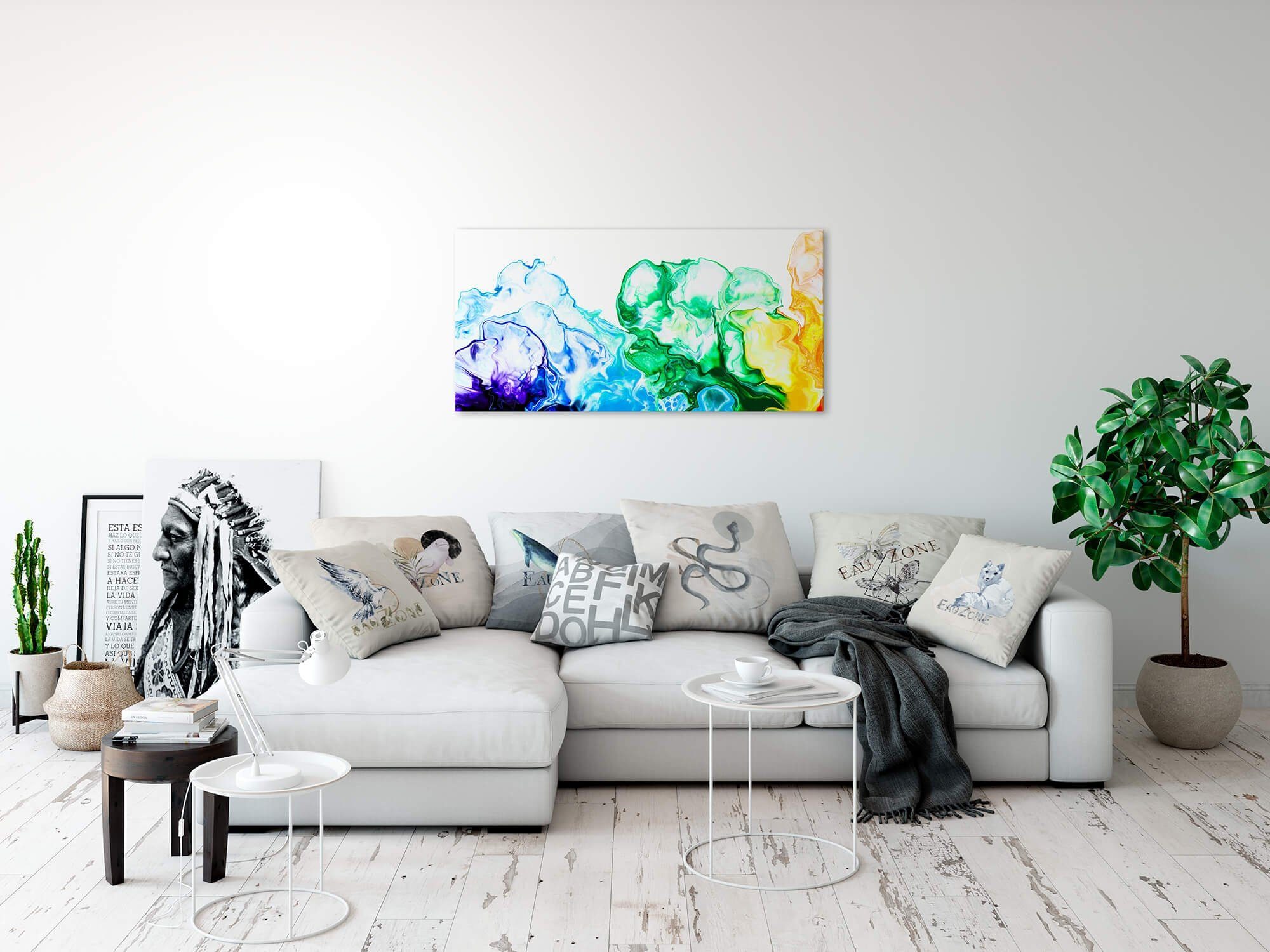 Sinus Art Leinwandbild, (1 St)