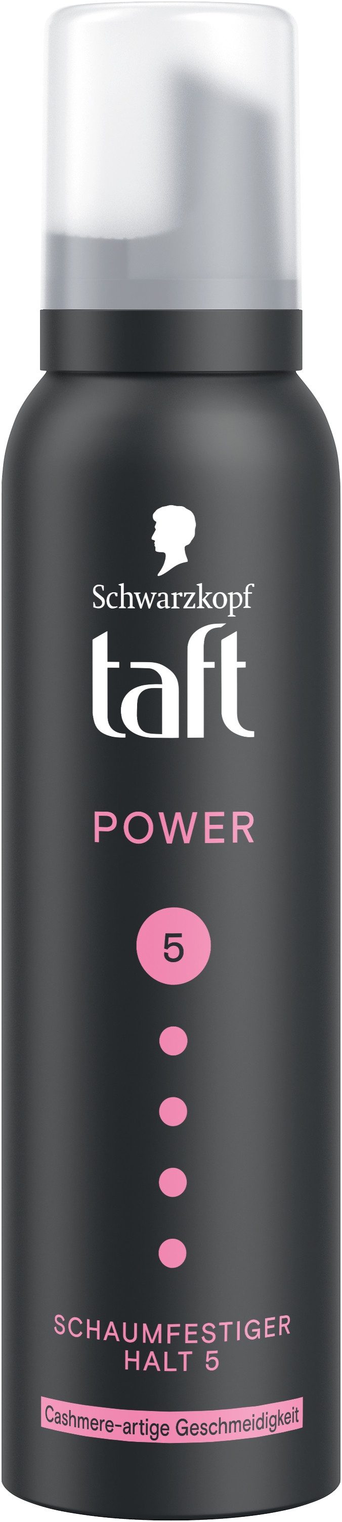 Taft Haarfestiger Schwarzkopf, Power Cashmere Haarmousse, 1x 150ml, 1-tlg., vegane Formel, Для укладки волос-Mousse, silikonfrei