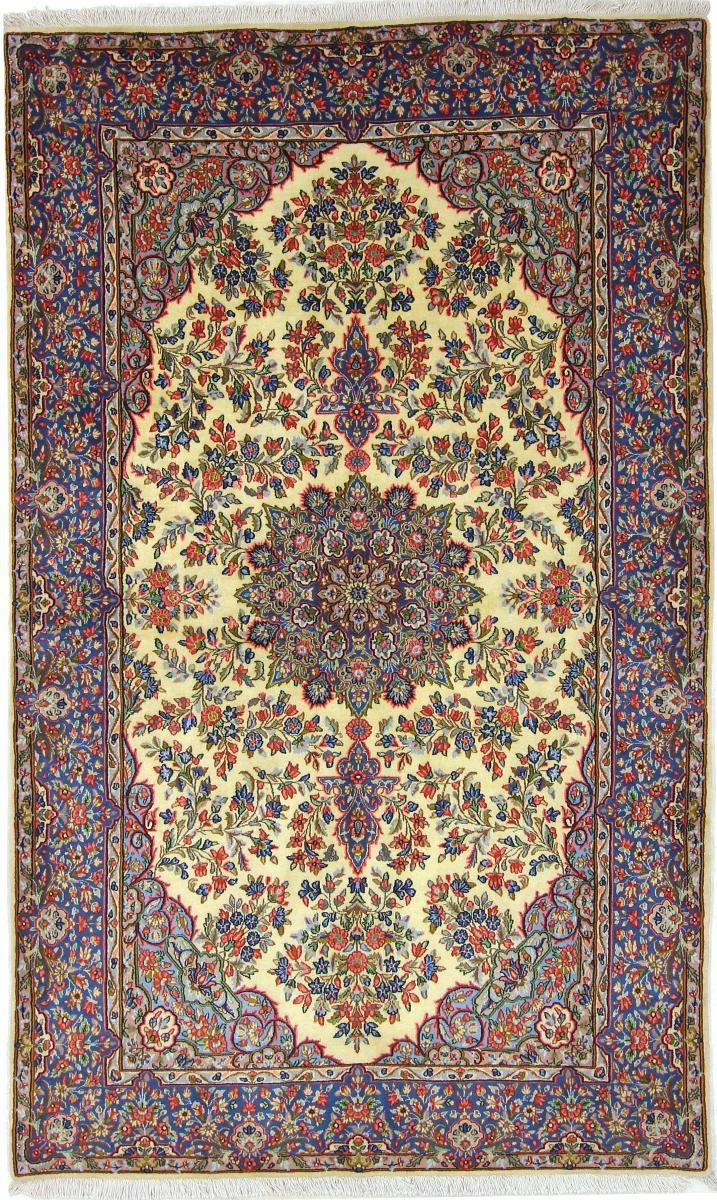 Orientteppich Kerman Rafsanjan 147x244 Handgeknüpfter Orientteppich / Perserteppich, Nain Trading, rechteckig, Höhe: 12 mm