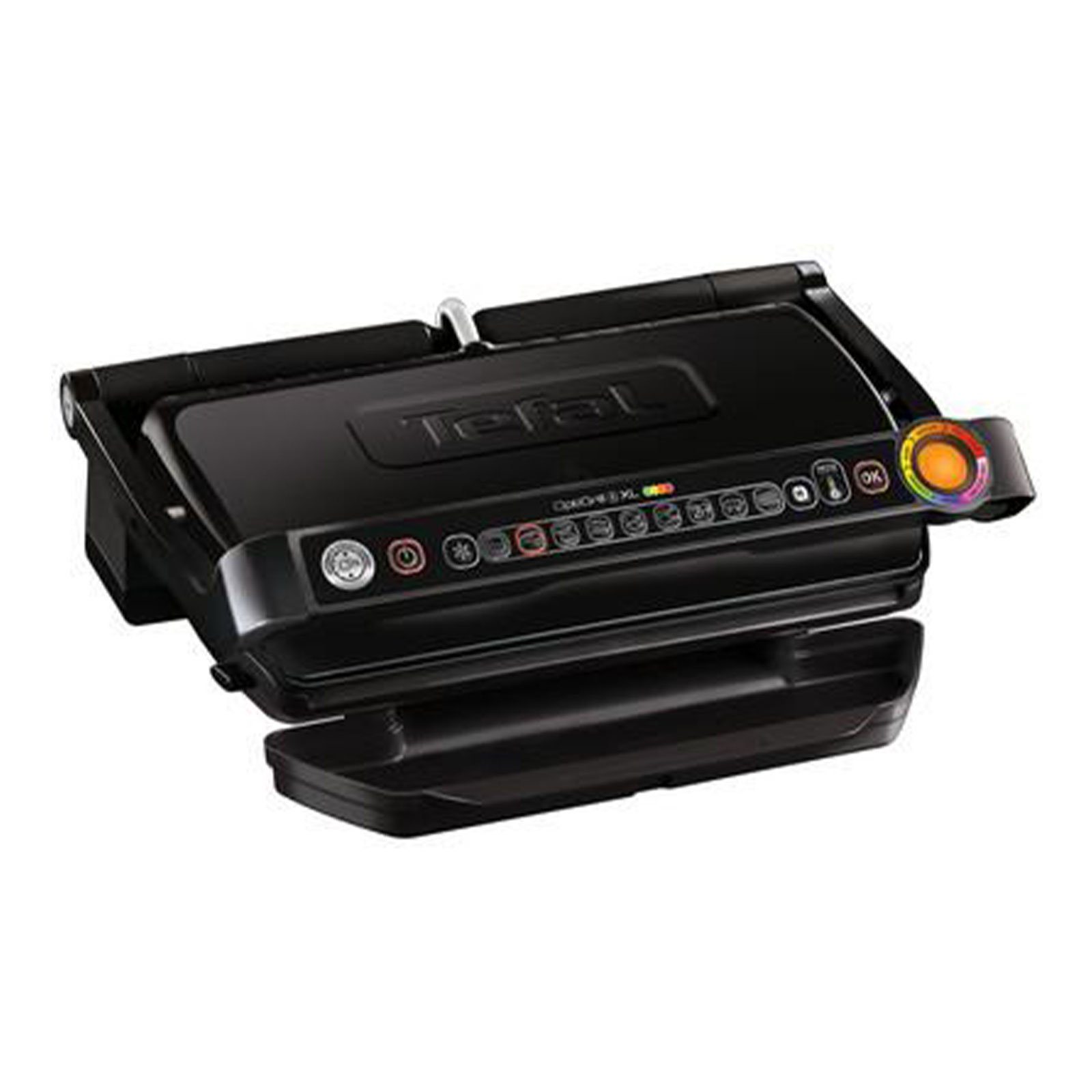 Tefal Kontaktgrill GC7228, Optigrill XL, 9 vorprogrammierte Grillprogramme, Rezeptbuch