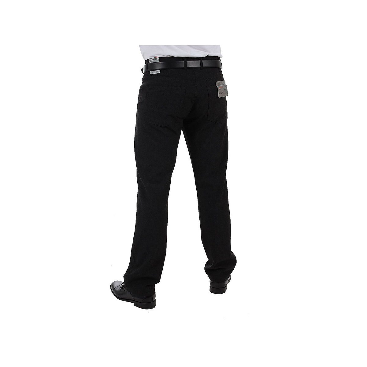 Alberto Straight-Jeans schwarz regular (1-tlg)