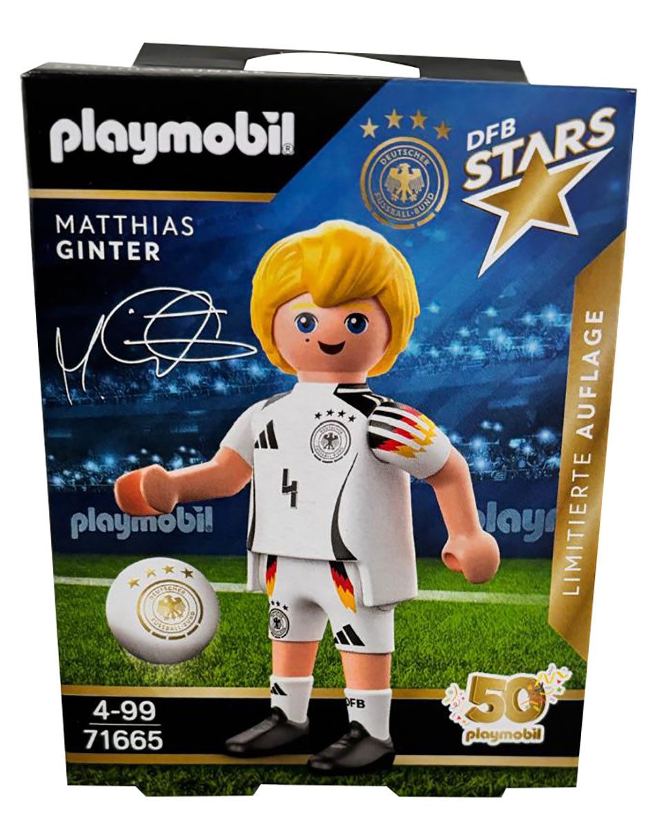 Playmobil® Spielfigur Playmobil FB Stars Matthias Ginter, Fußballer Spielfigur mit Ball