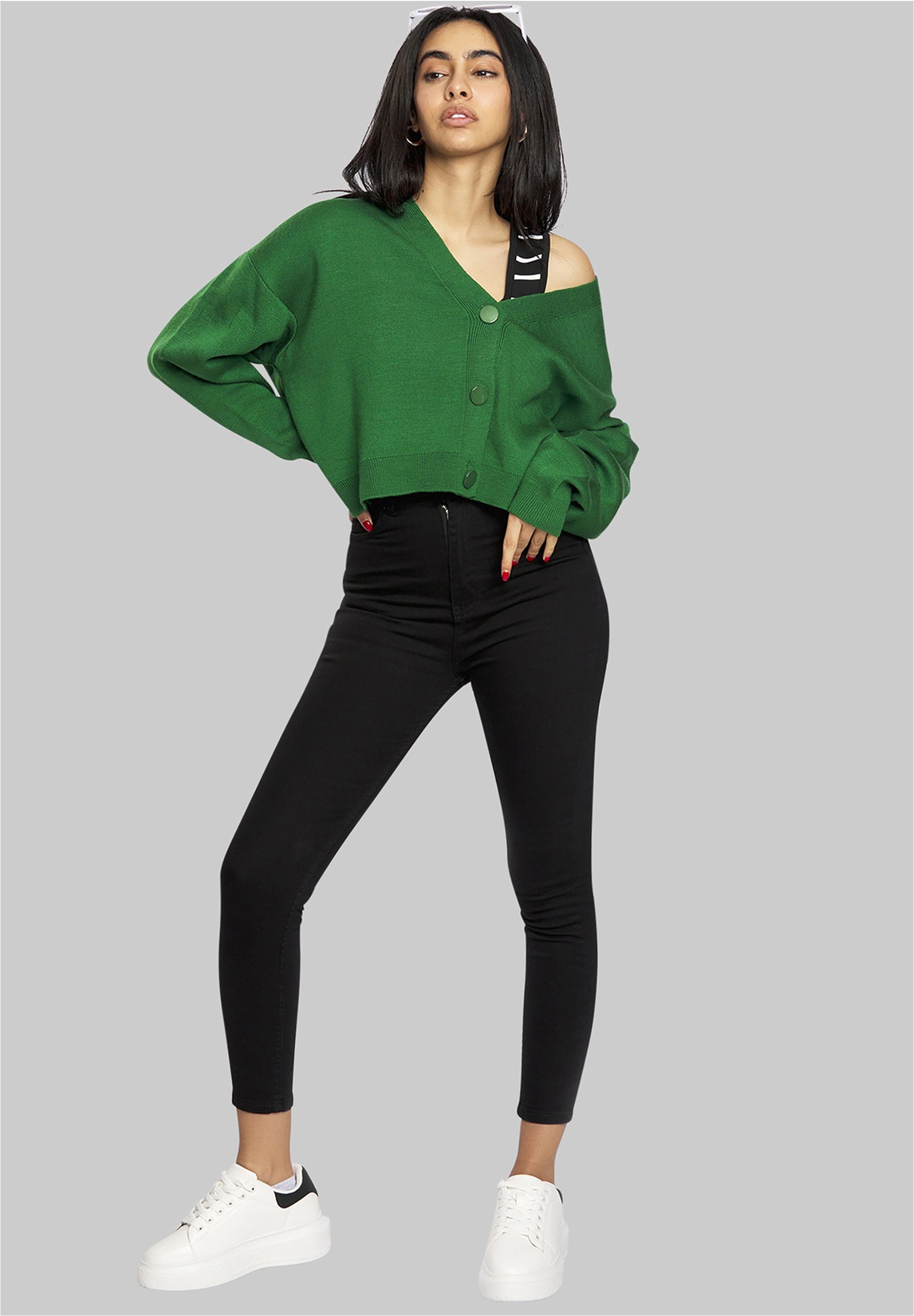 freshlions Strickjacke Aylen mit kurzem Schnitt günstig online kaufen