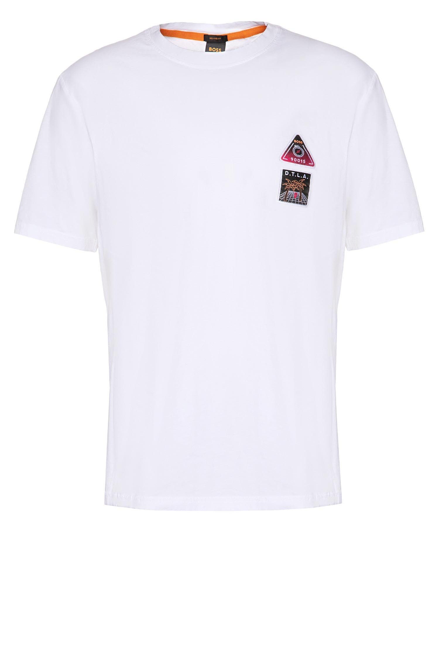 BOSS ORANGE T-Shirt TeeUnite (1-tlg) weiss (10)