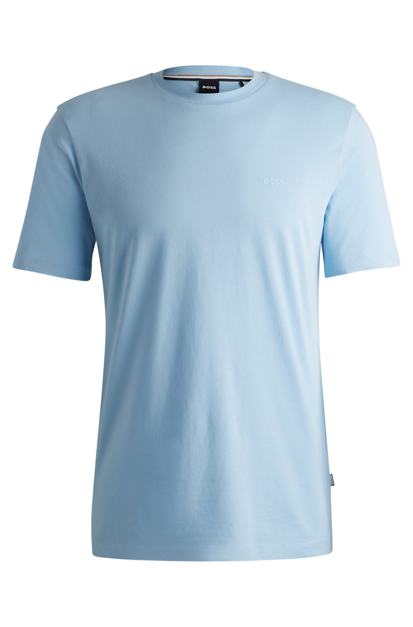BOSS T-Shirt T-Shirt aus Baumwoll-Jersey mit Logo-Detail