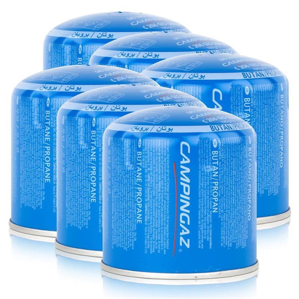 Campingaz Camping-Gas Campingaz Stechkartusche C 206 GLS Super 190g - Butan/Propan Gas (6er