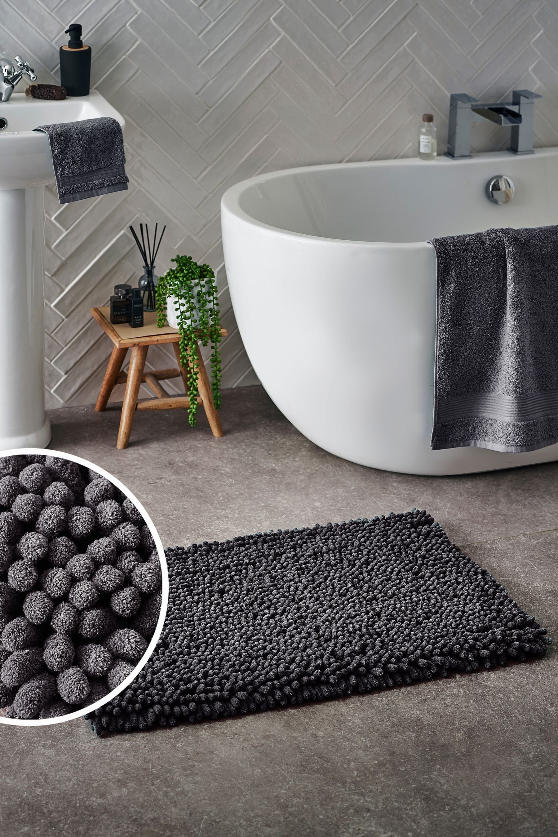 Next Badematte Besonders flauschige Badematte, Höhe günstig online kaufen
