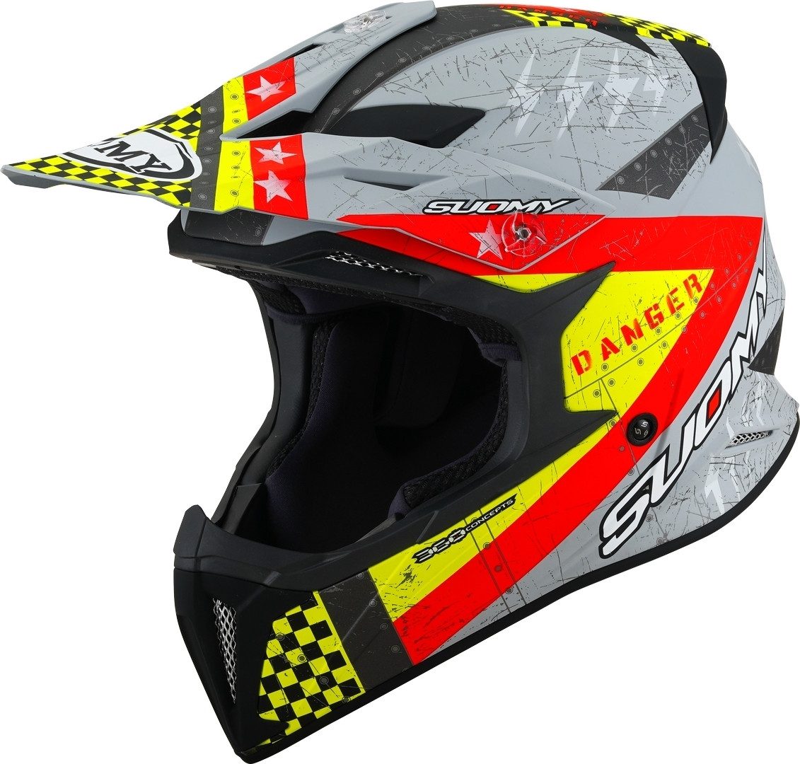 Suomy Motocrosshelm X-Wing Jetfighter Motocross Helm, Atmungsaktiv