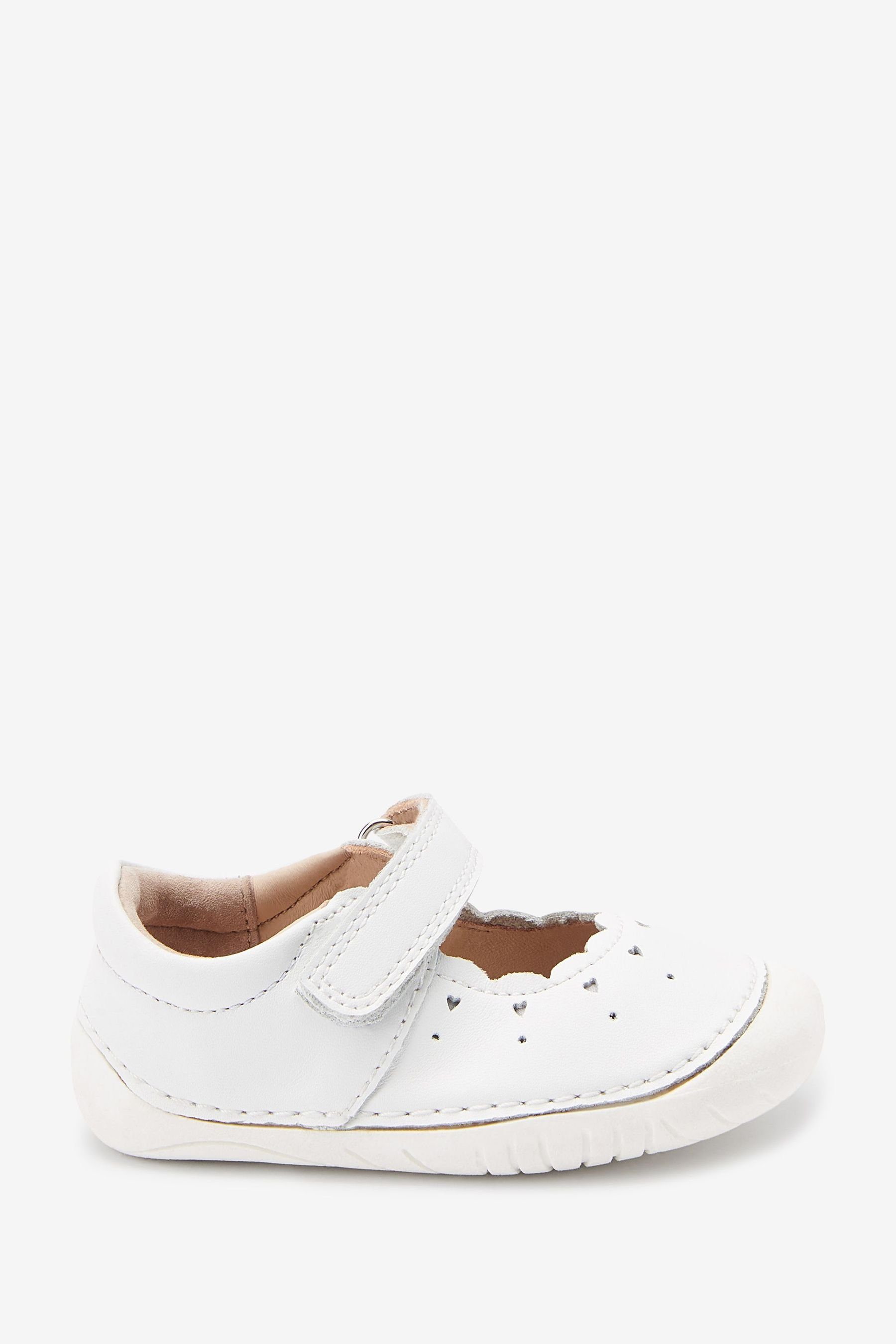 Next Crawler Mary Jane Schuhe Krabbelschuh (1-tlg) White Leather