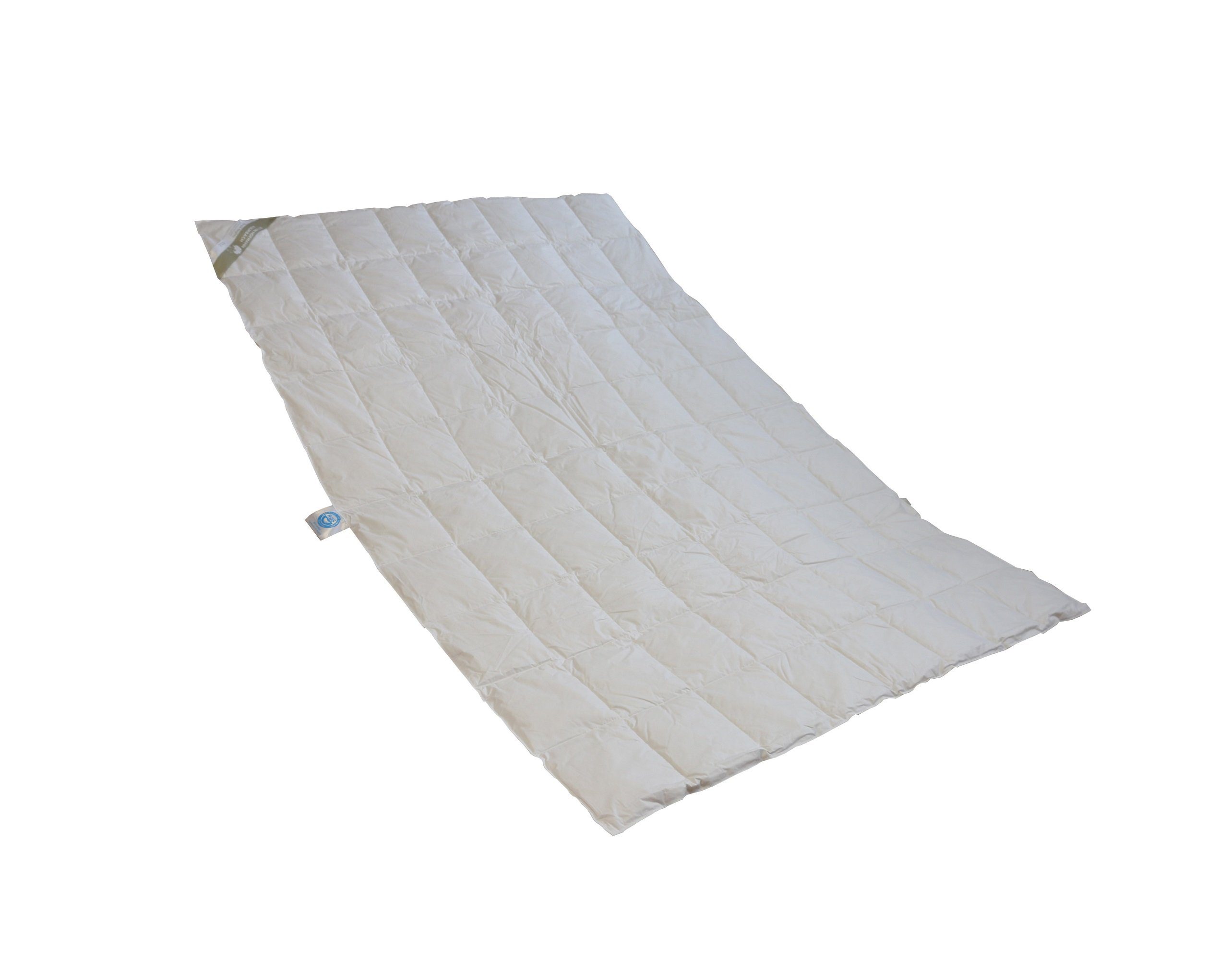 Betten Hofmann Daunenbettdecke Traumhaftes Daunenbett Daunendecke Sommerdecke 8x10 135x200 cm 90%, Füllung: 90% Daunen, 10% Federn, Bezug: 100% Baumwolle, für den Sommer, hergestellt in Deutschland, allergikerfreundlich