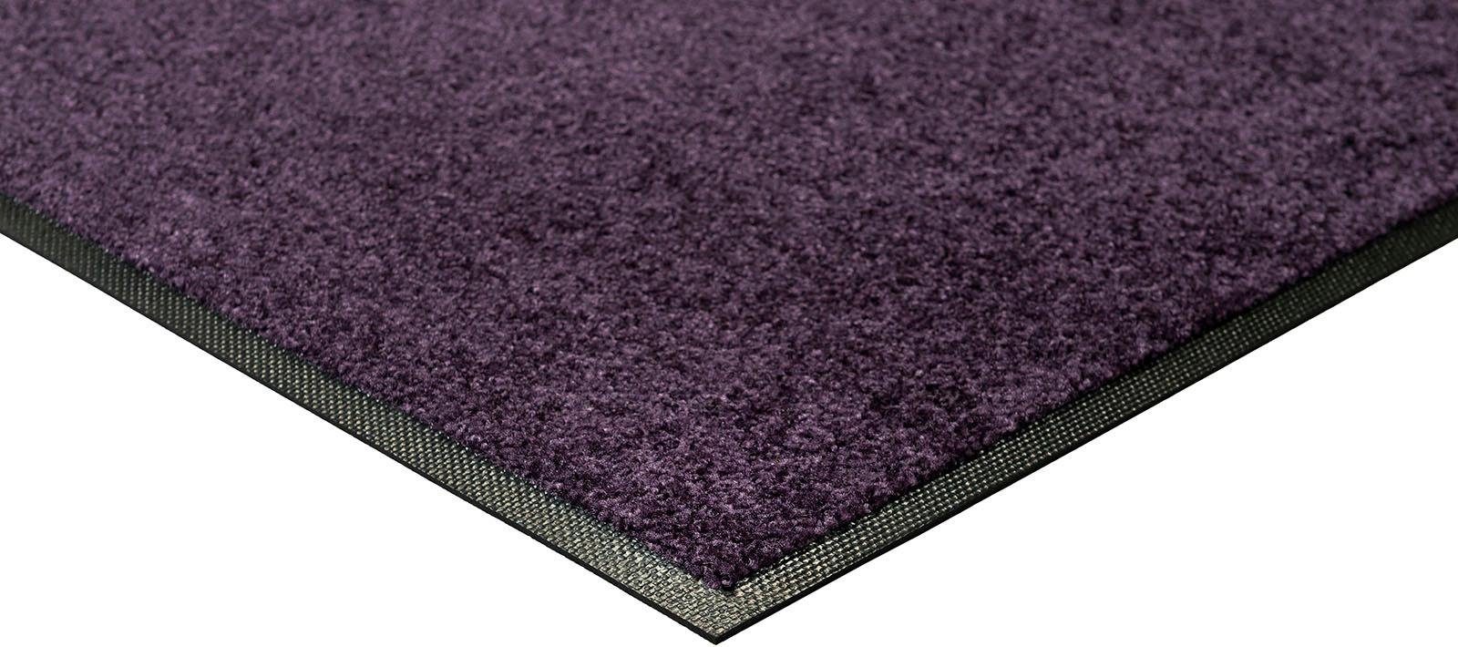 Fußmatte Trend Uni, wash+dry by Höhe: und Kleen-Tex, lila Outdoor 7 In- geeignet, waschbar Schmutzfangmatte, rechteckig, mm, rutschhemmend