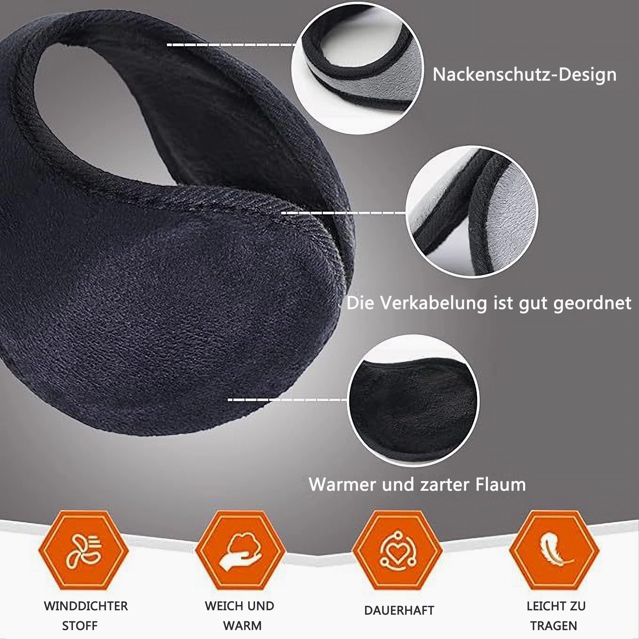Bextsrack Ohrenwärmer Ohrwärmer für Männer & Frauen Klassische Fleece Unise günstig online kaufen
