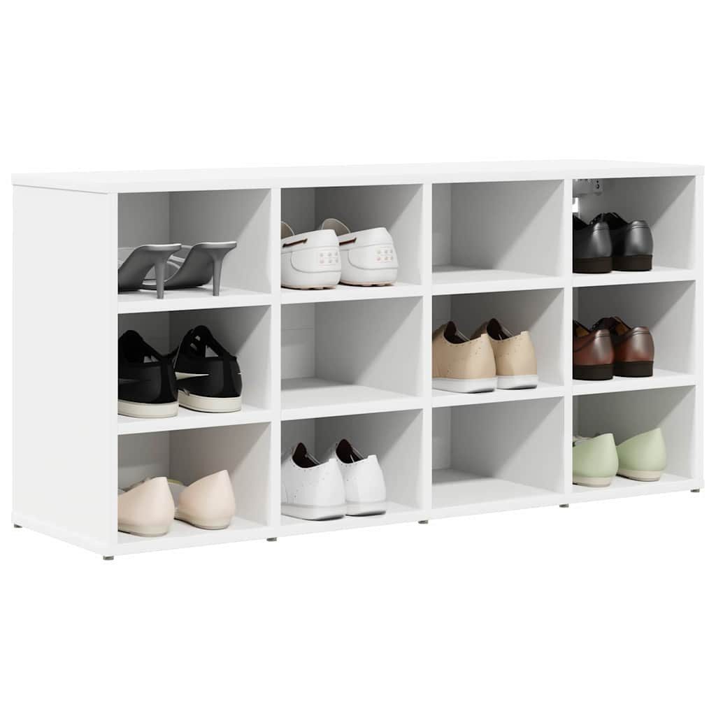 vidaXL Schuhregal Schuhschrank mit Regal Weiß günstig online kaufen