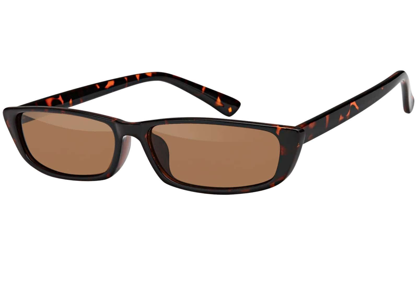 BEZLIT Eyewear Retrosonnenbrille Cat Eye Designer braunen schwarz Leopard Sonnenbrille und Damen mit (1-St) Linsen