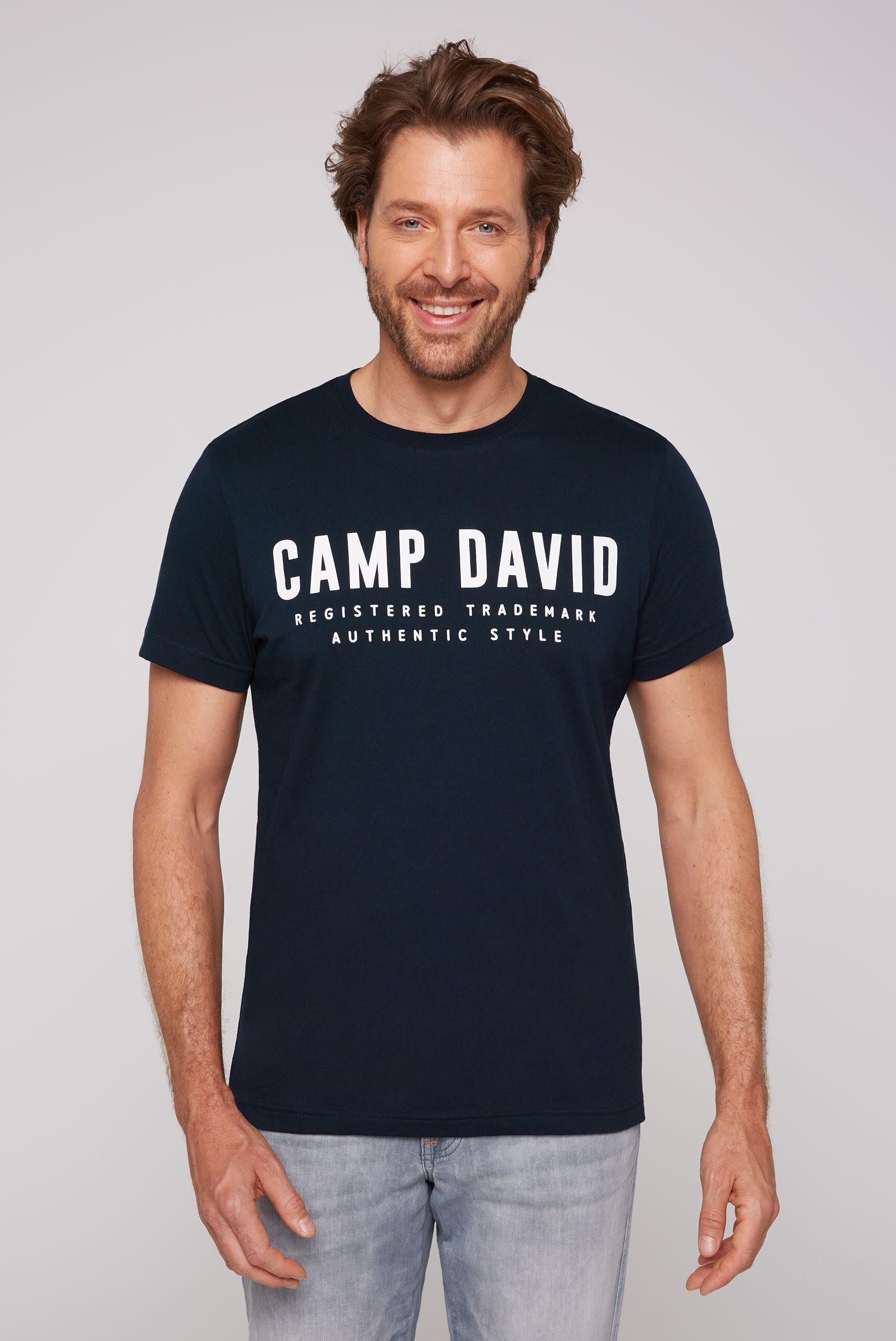 aus CAMP Rundhalsshirt DAVID Baumwolle