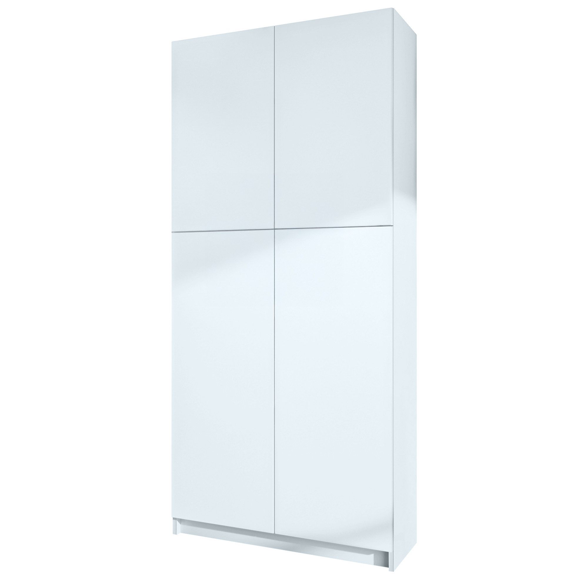 InnoFurn Aktenschrank Elona M1 Büroschrank (Aufbewahrungschrank, Schrank für Büro, Home Office (82 x 184 x 37 cm) Aufbewahrungschrank mit Soft-Close & Push-to-Open