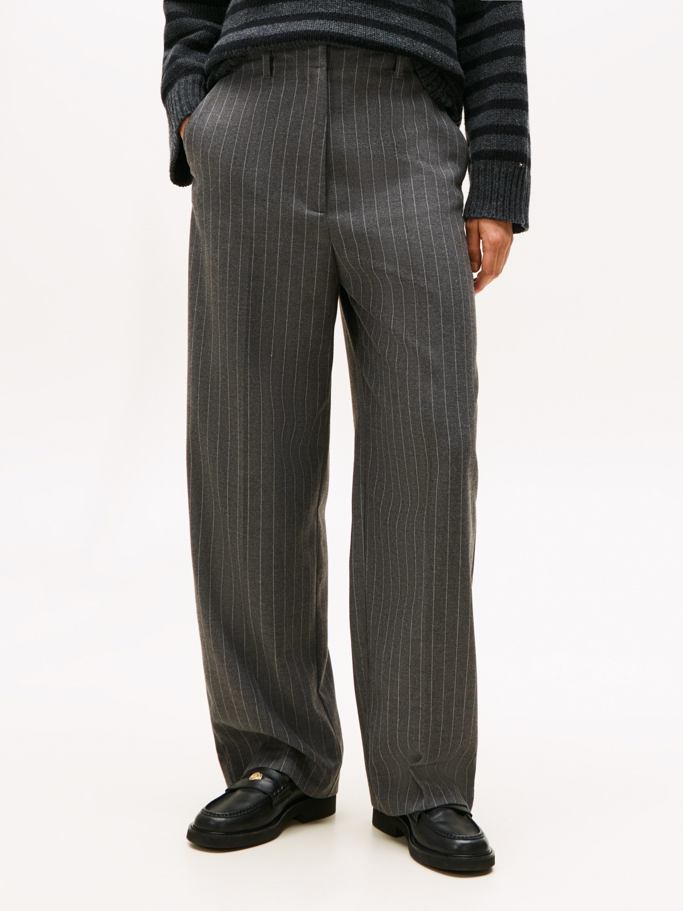 Tommy Hilfiger Anzughose PINSTRIPE LOOSE STRAIGHT günstig online kaufen