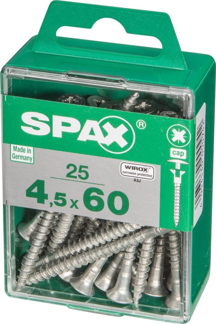 25 - 60 Stk. Spax SPAX 2 Universalschrauben x mm PZ 4.5 Holzbauschraube
