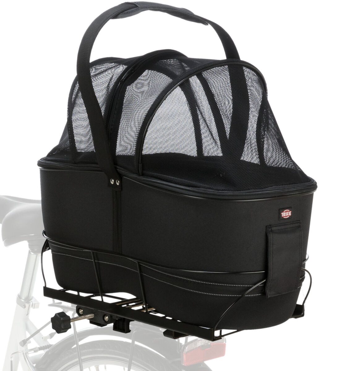 TRIXIE Tierfahrradkorb Hundefahrradkorb Long für Gepäckträger - schwarz - 2 günstig online kaufen
