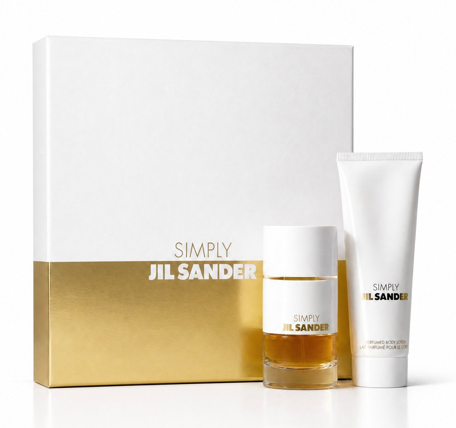 JIL SANDER Duft-Set Jil Sander Simply Duft-Set 40ml Eau de Toilette 75 ml Bodylotion, 2-tlg.