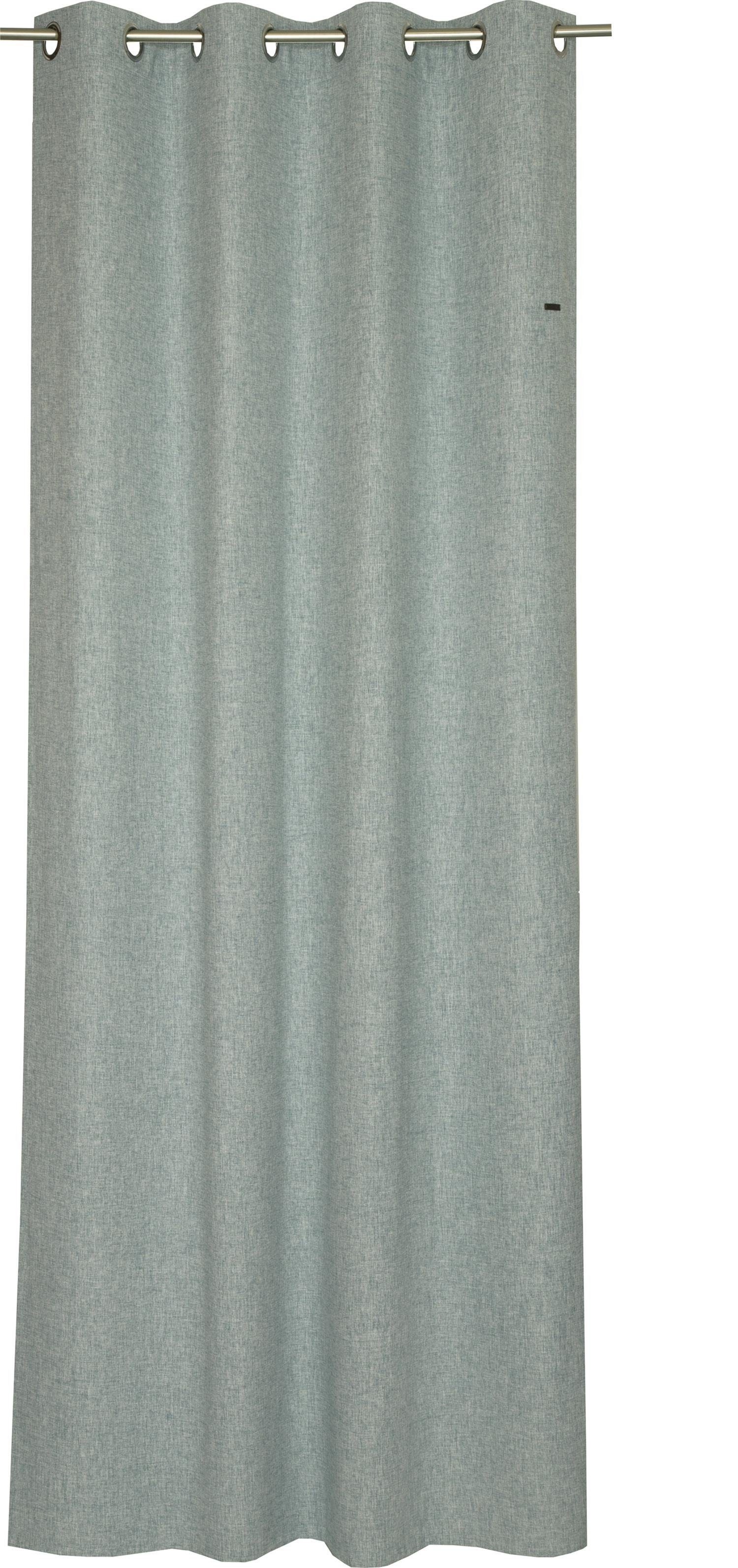 Vorhang Ösen, Curtains & Leder-Optik Esprit, in Logo-Label Rollos,