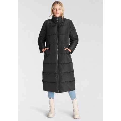 ONLY Steppmantel ONLIRINA X-LONG 2IN1 PUFFER OTW auch als Weste tragbar