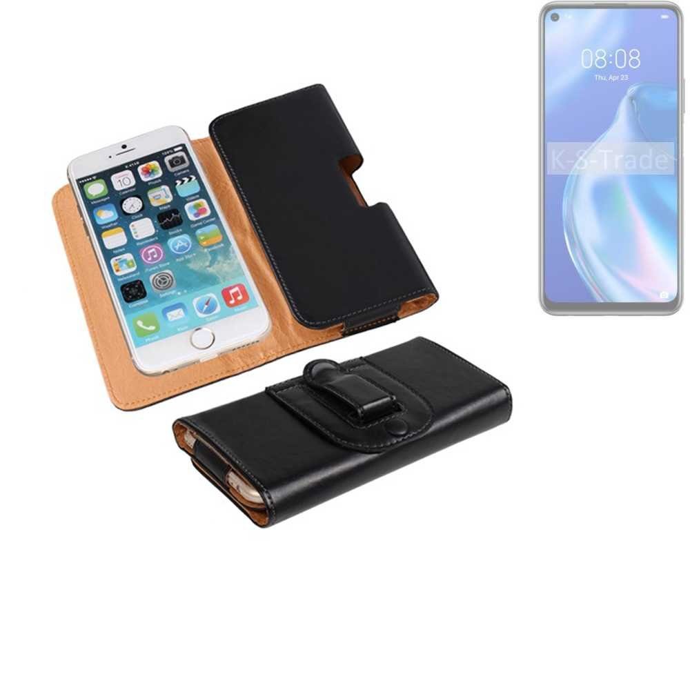 K-S-Trade Handyhülle für Huawei P40 lite 5G, Schützhülle Handyhülle Holster Gürtel Tasche Schutzhülle