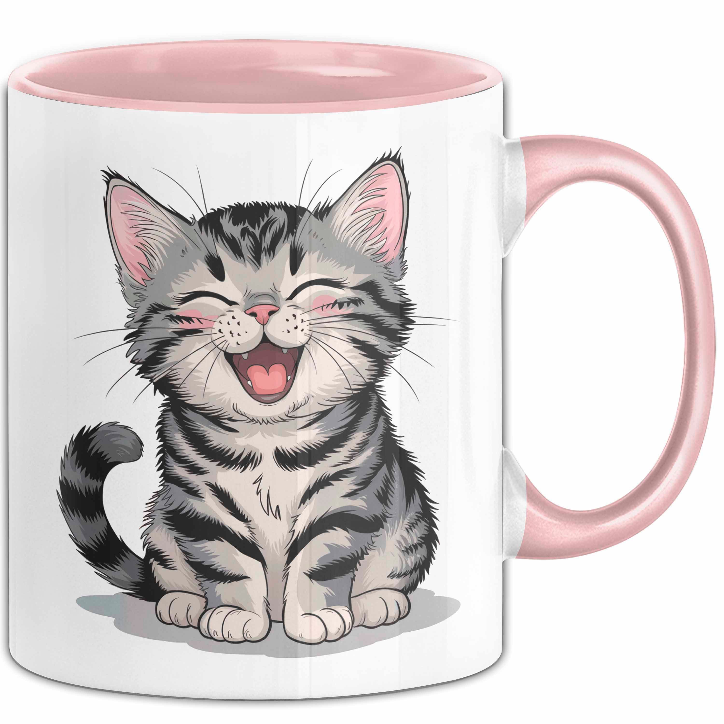 Trendation Tasse Katzen Tierliebhaber Tasse Geschenk Lustige Geschenkidee Spruch