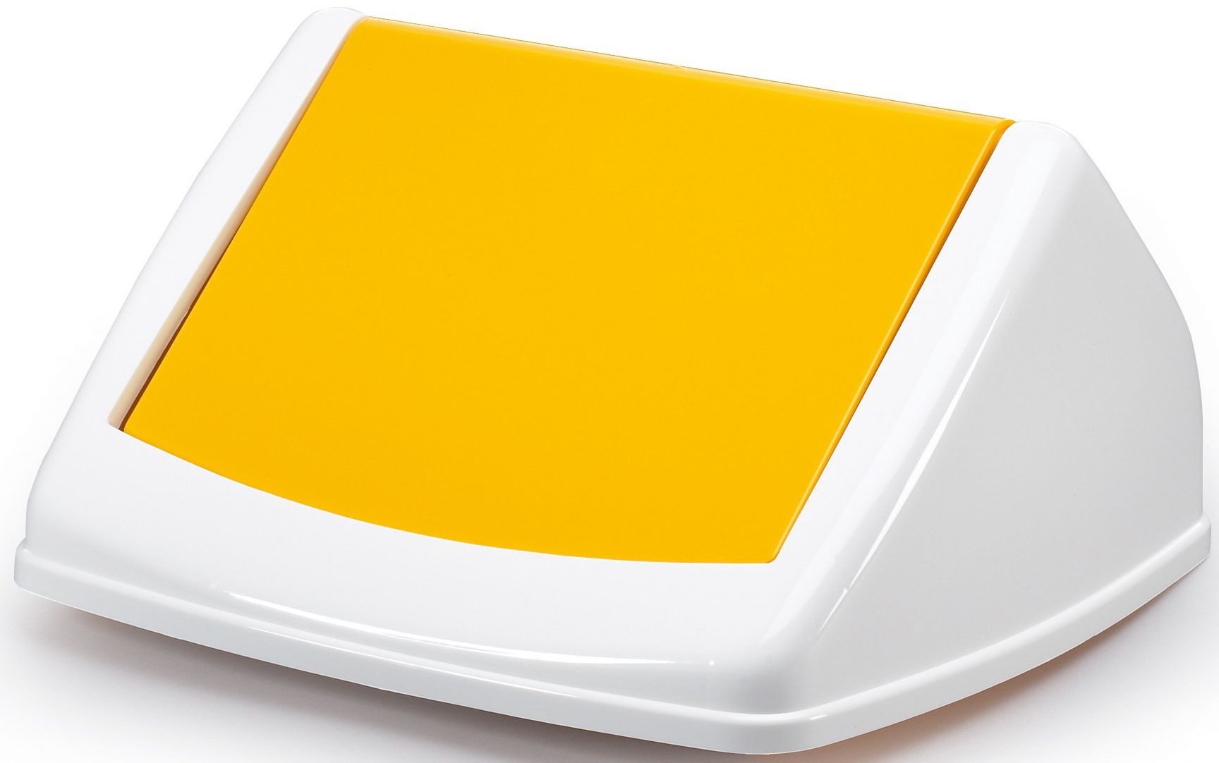 DURABLE Papierkorb Schwingdeckel Durabin Flip Lid Square 40 gelb