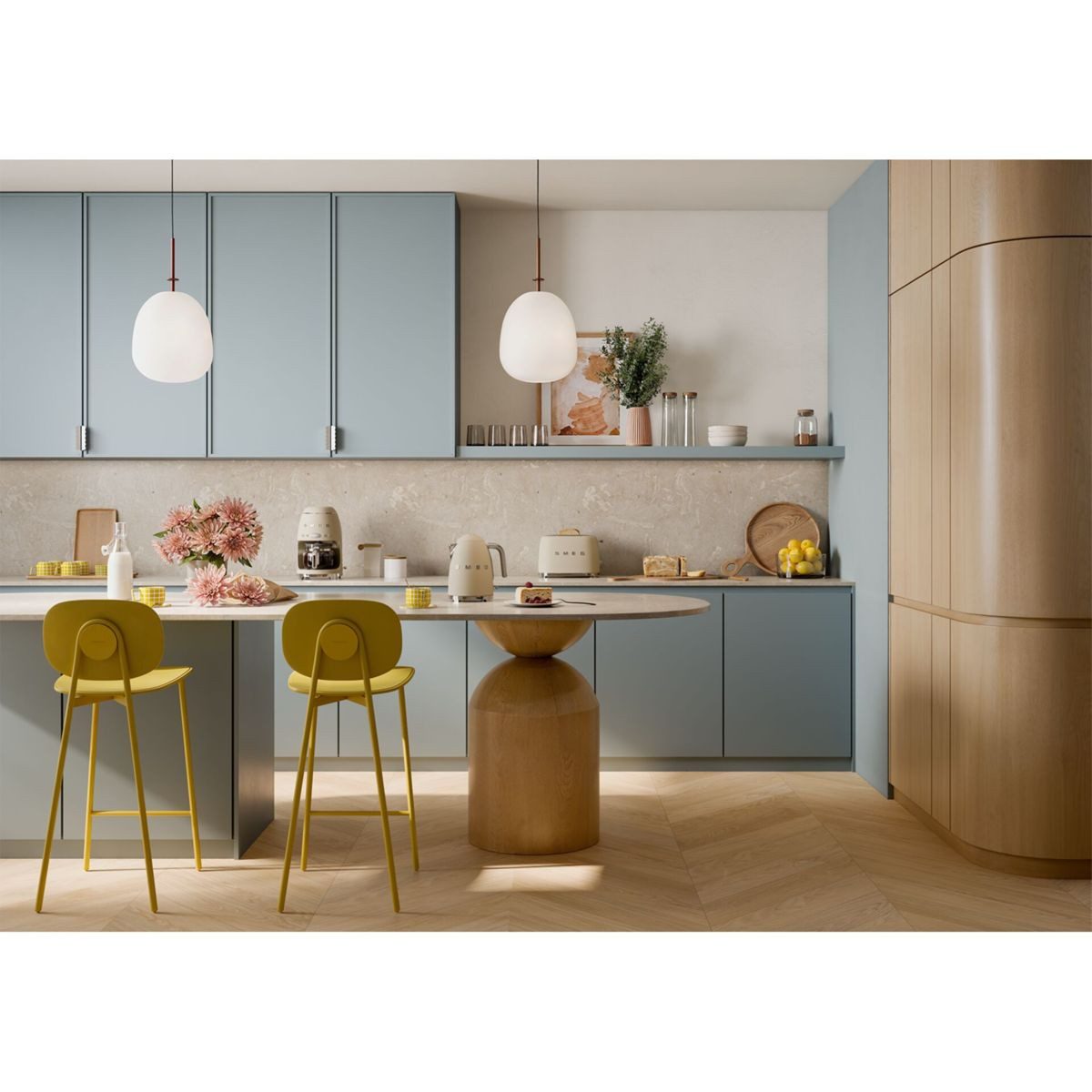 Smeg Wasserkocher KLF03MLMEU Wasserkocher Moonlight-Matt – Bild 5 von 5