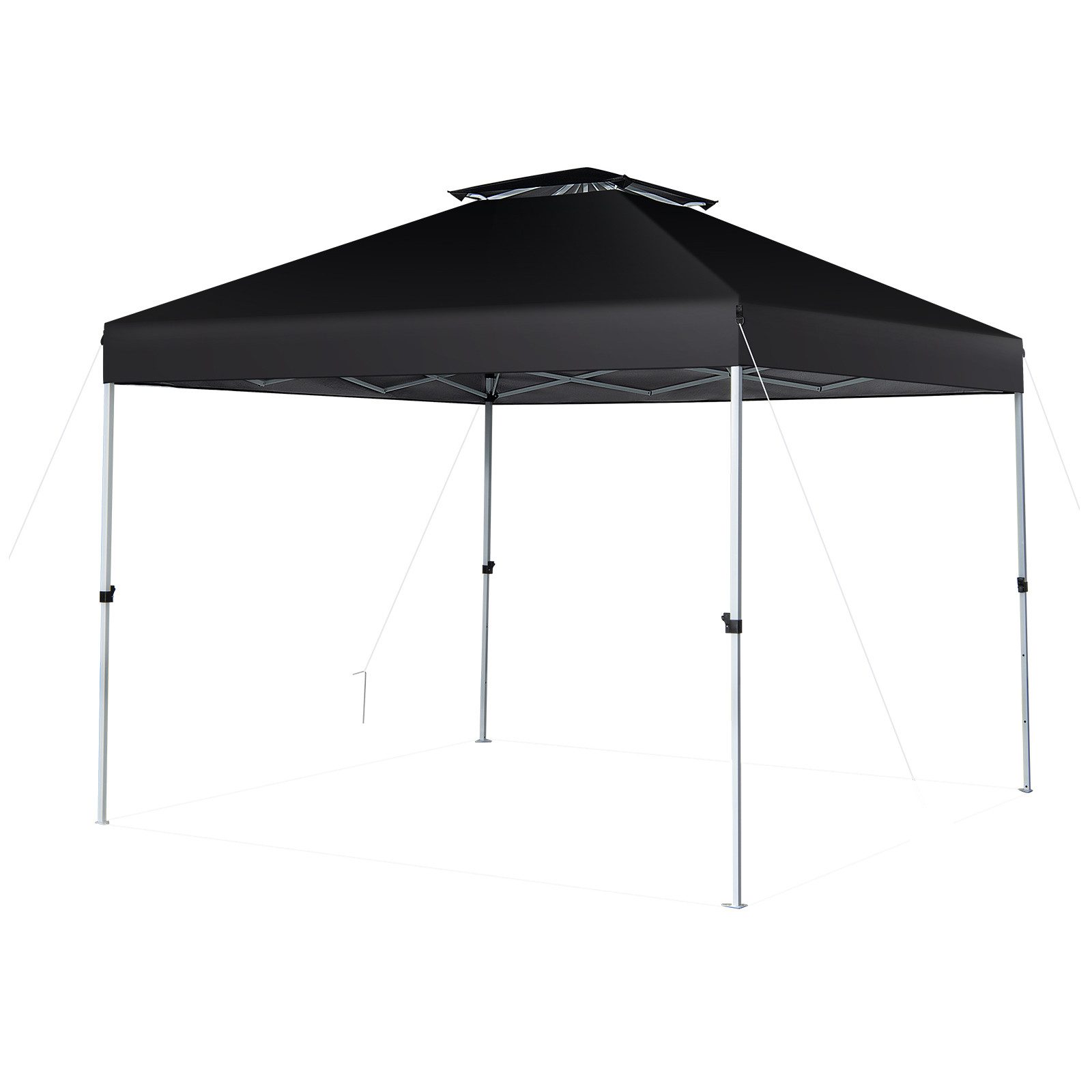 COSTWAY Faltpavillon Pop-Up Pavillon höhenverstellbar, inkl. Tragetasche günstig online kaufen