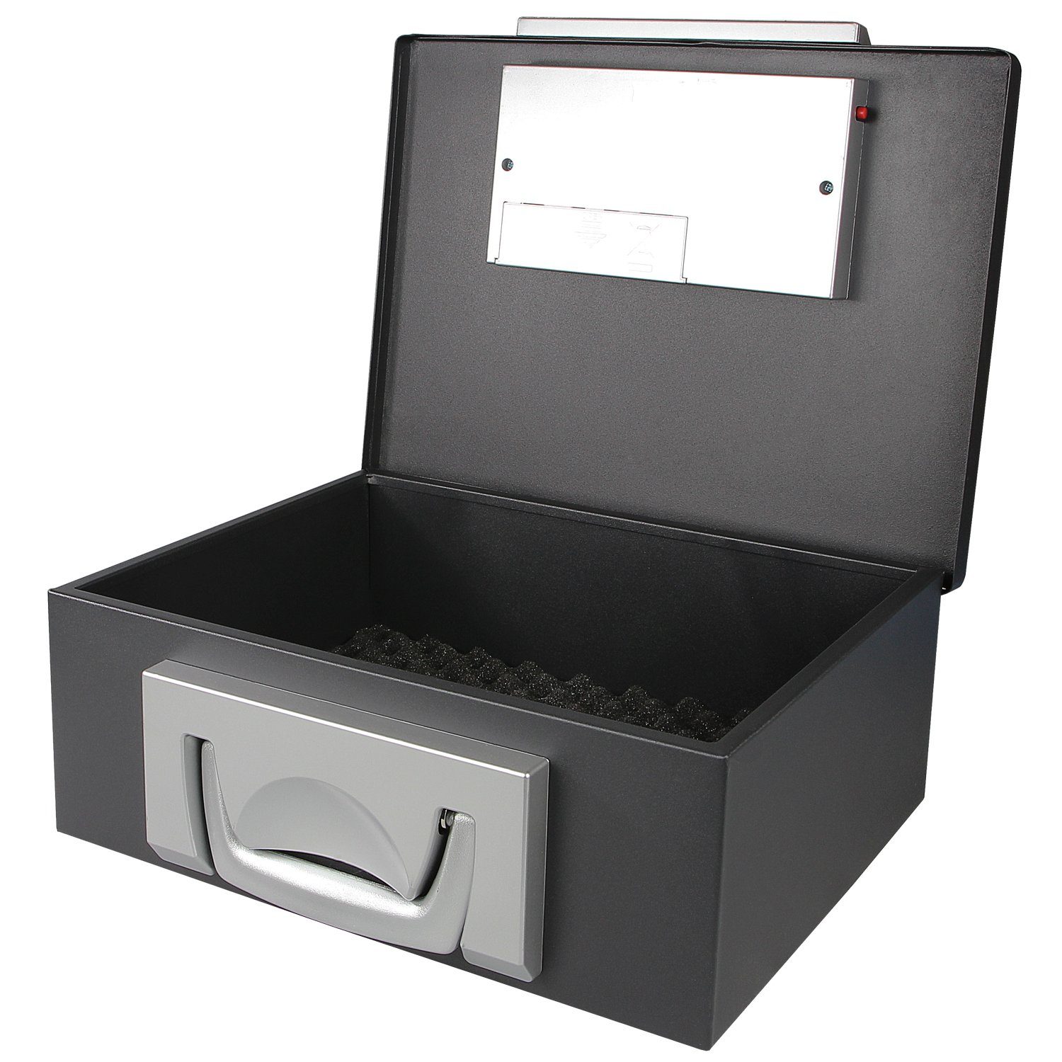 Dokumentenbox Elektronikschloss, 25,5 HMF x 1006-02, DIN cm Geldkassette mit 12,5 A4, x 32,5
