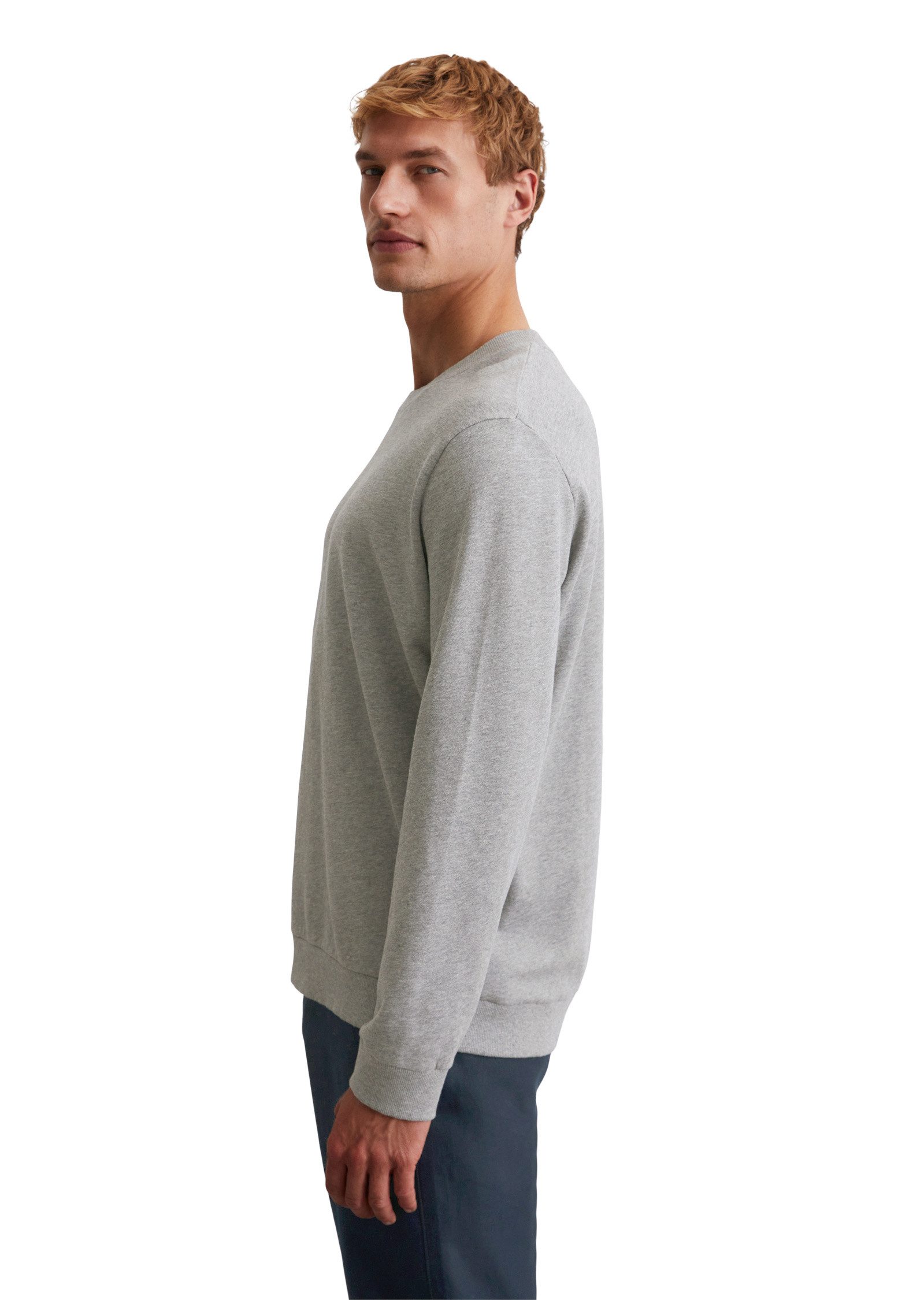 Marc O'Polo Sweatshirt Basic, mit Rippbündchen, günstig online kaufen