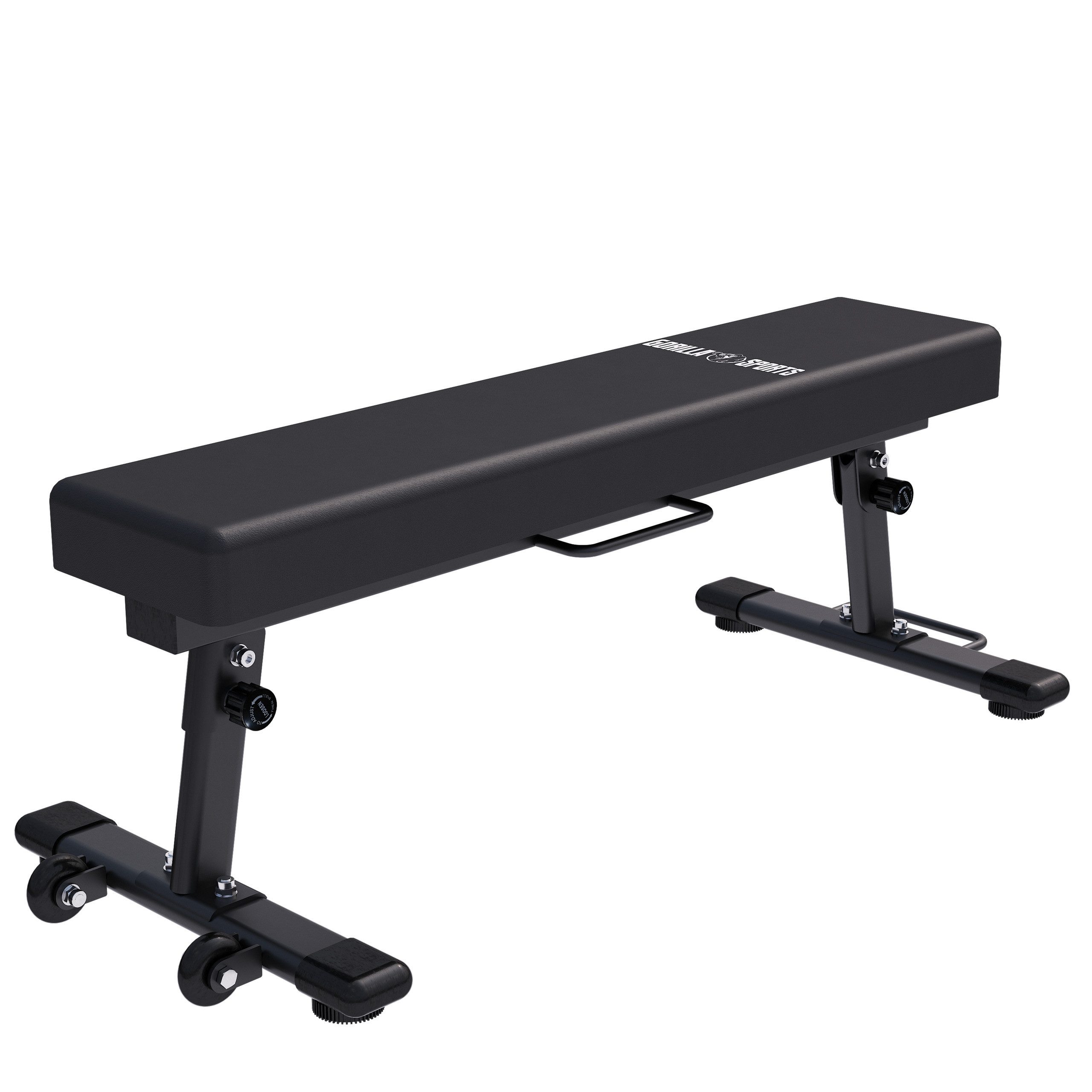 Hantelbank Hantelbank - Klappbar, Flach, bis 400 kg - Flachbank, Trainingsbank