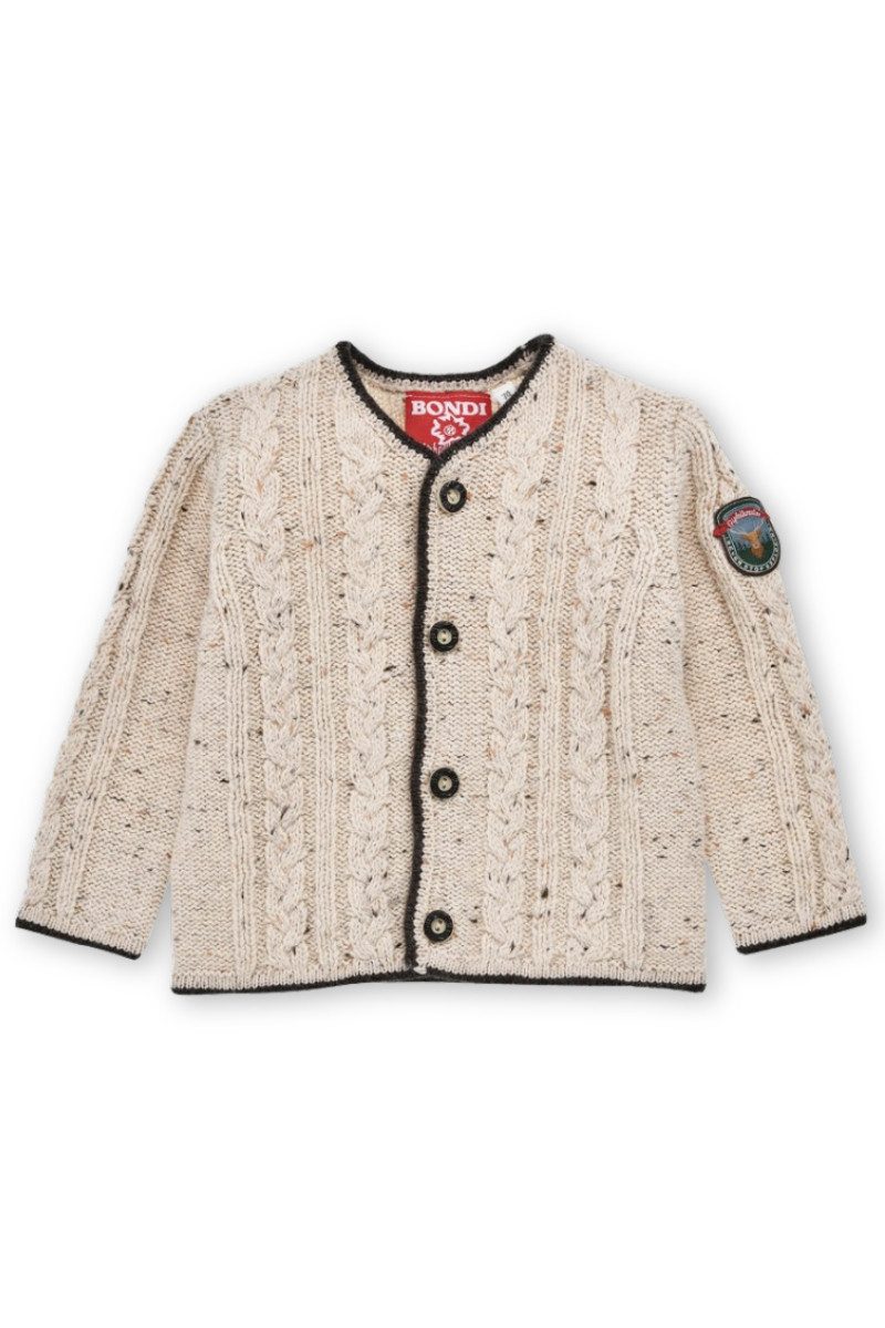 BONDI Trachtenjacke Strickjacke Baby/Kleinkind - GIPFELKRAXLER - beige-melange