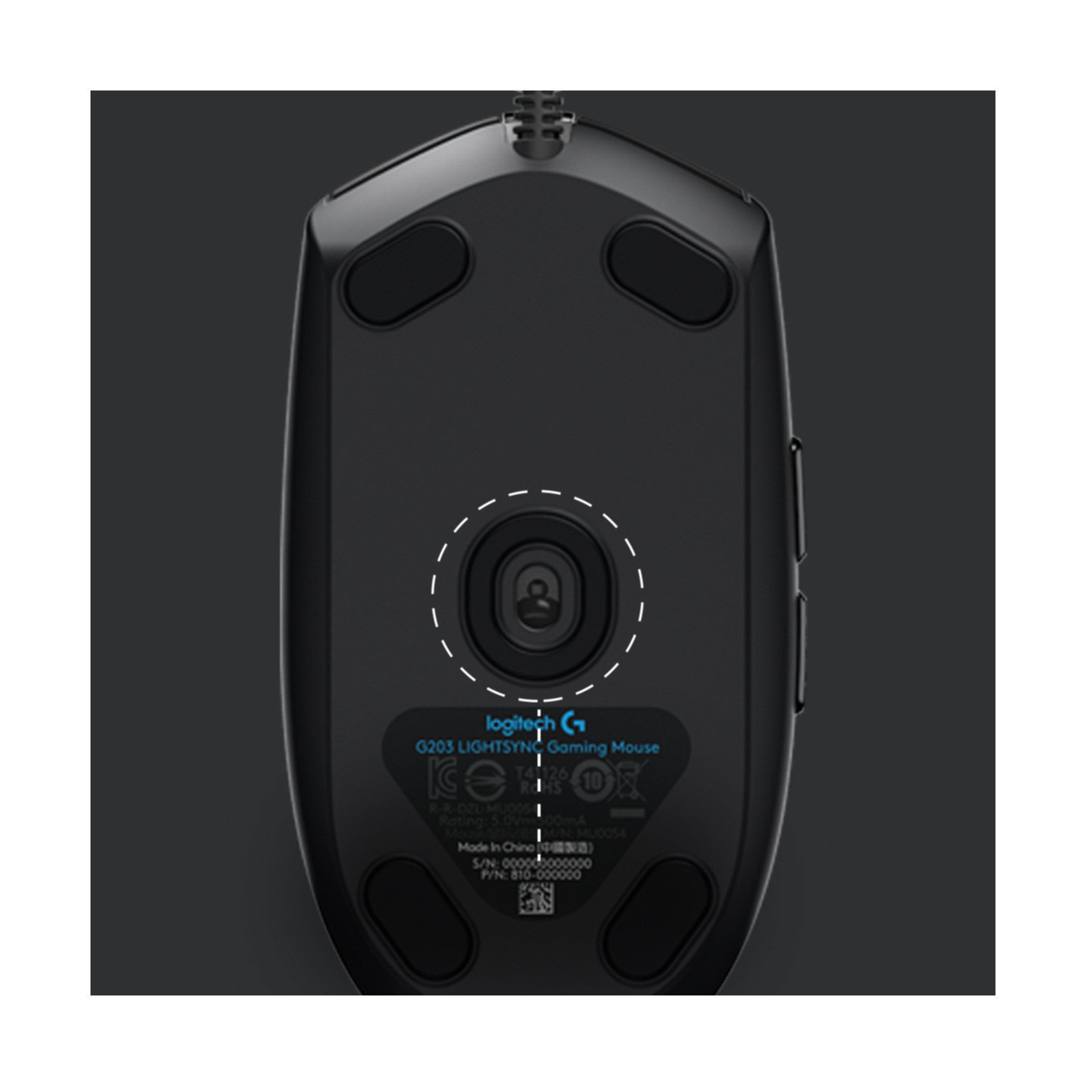 Logitech 910-005796 Maus (kabelgebunden)