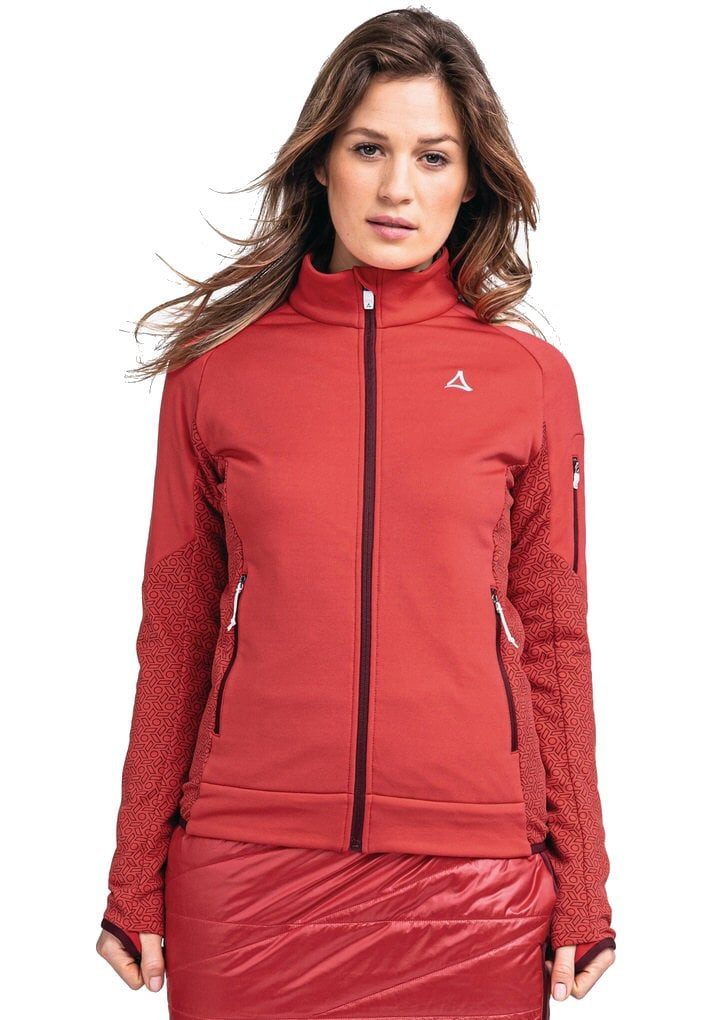 Fleecejacke Schruns (hoher Feuchtigkeitstransport) rot Damen