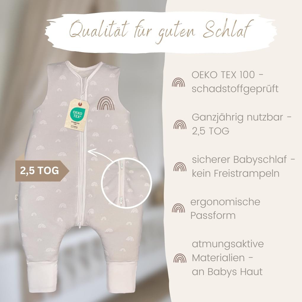 DIKOS Babyschlafsack Babyschlafsack mit Füßen 2,5 günstig online kaufen