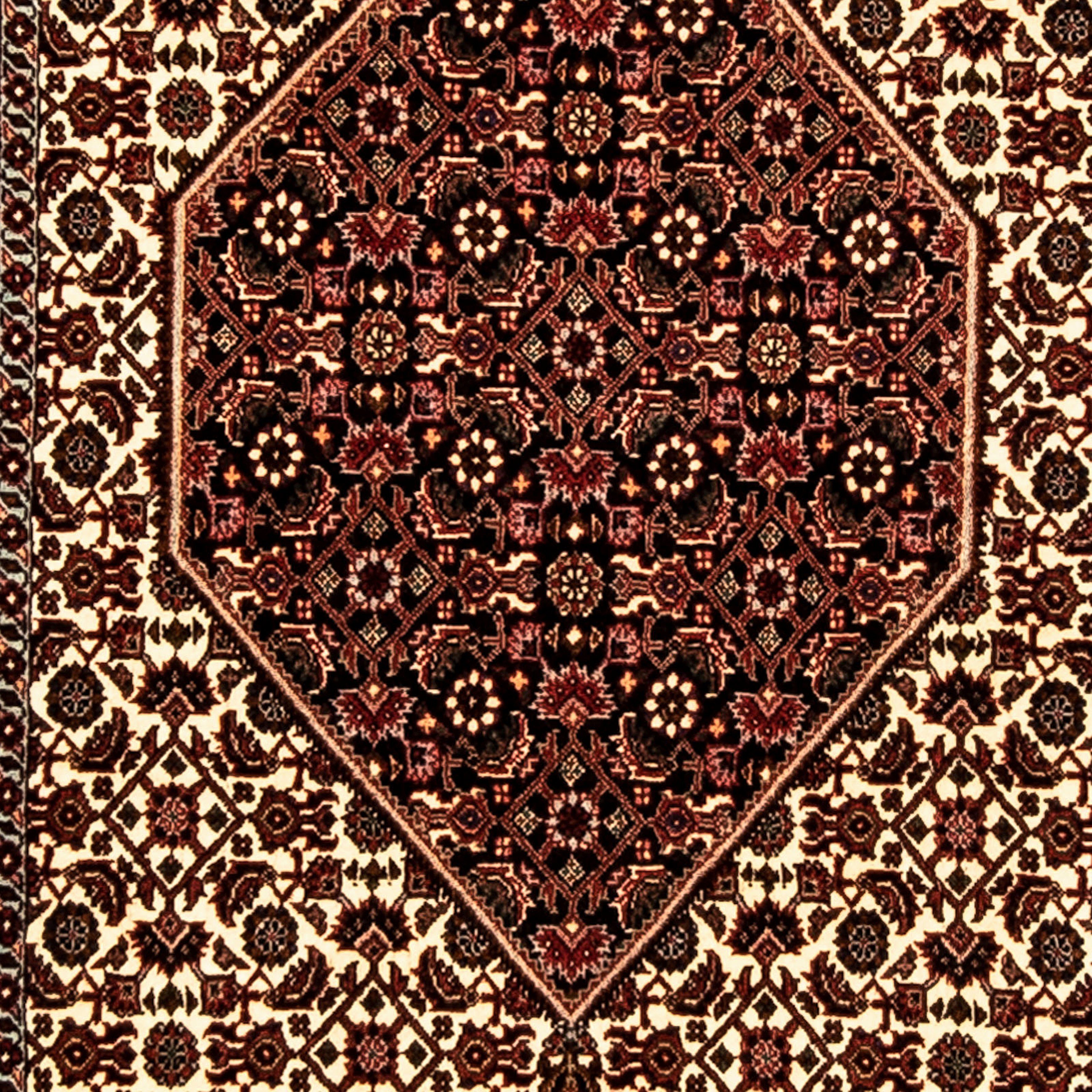 Orientteppich Perser - Einzelstück x mit - Zertifikat Wohnzimmer, Bidjar Höhe: rechteckig, 15 308 mm, Handgeknüpft, 81 morgenland, - mehrfarbig, cm