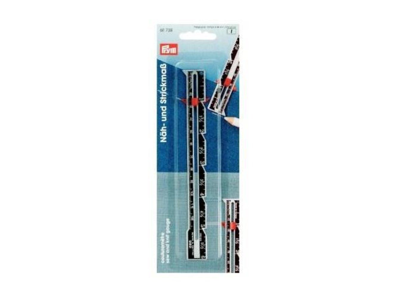 Linea Al Inch Prym Lineal Prym Näh- und Strickmaß cm / inch
