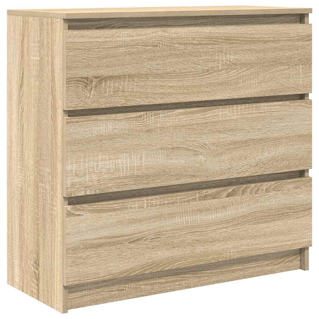 vidaXL Sideboard Sideboard Sonoma-Eiche 80x35x76 cm günstig online kaufen