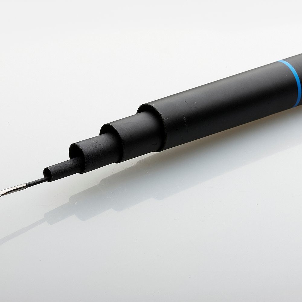 DAM Fishing Stipprute Base-X BSX Tele Pole Stippruten Angelruten Teleskop Stippangel, Schlanke und leichte Glasfaserblanks