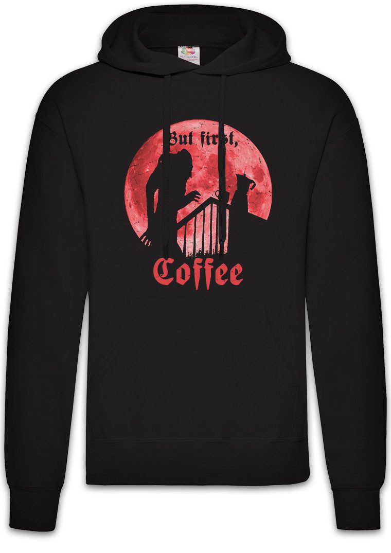 Hoodie Nosferatu Coffee Herren Hoodie Vampir Vampire Kinski Schreck Horror