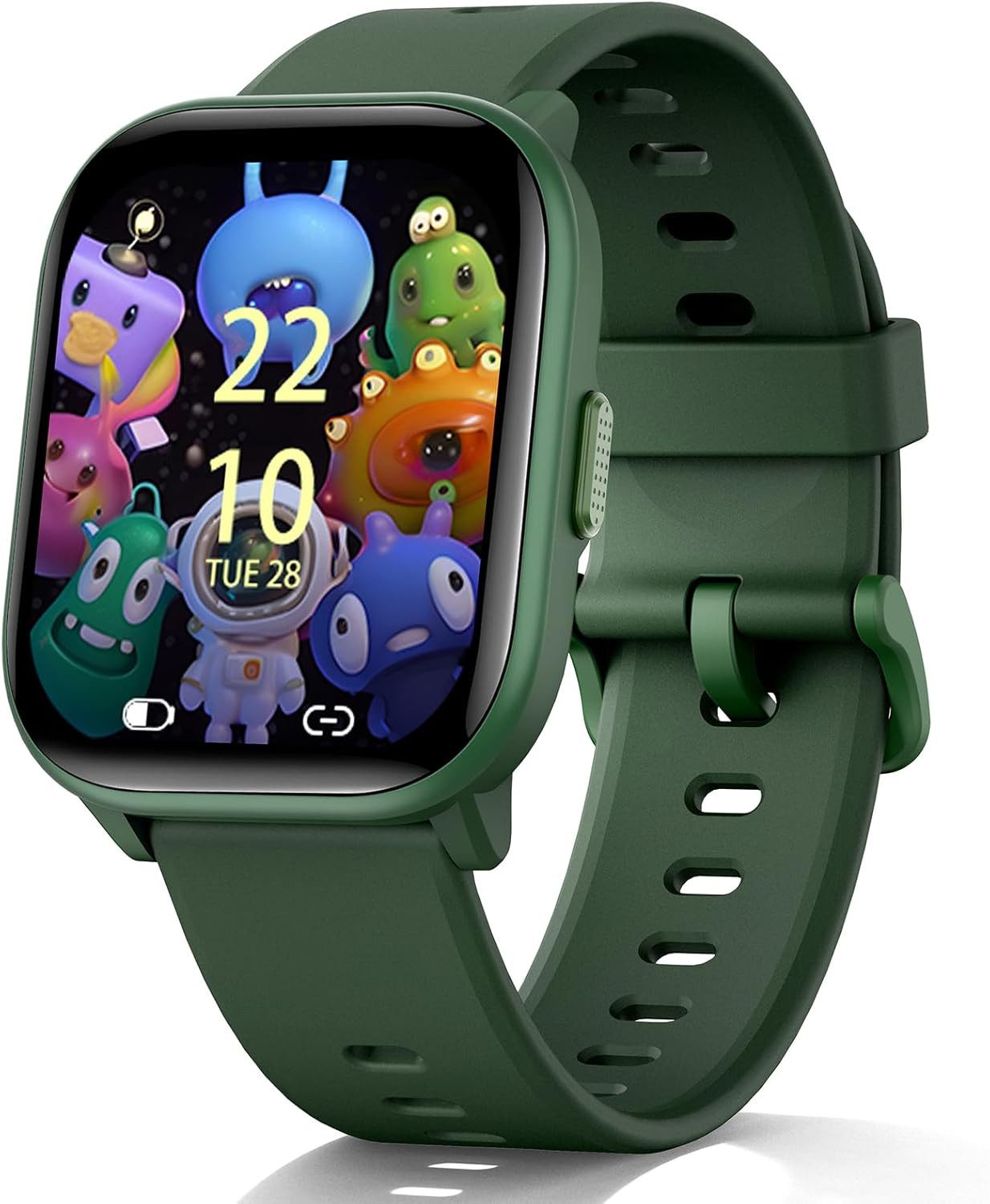 HENGTO W99 Smartwatch (3,8 cm, sim), Kinder Smartwatch wasserdicht Fitnessuhr mit 20 Sportmodi