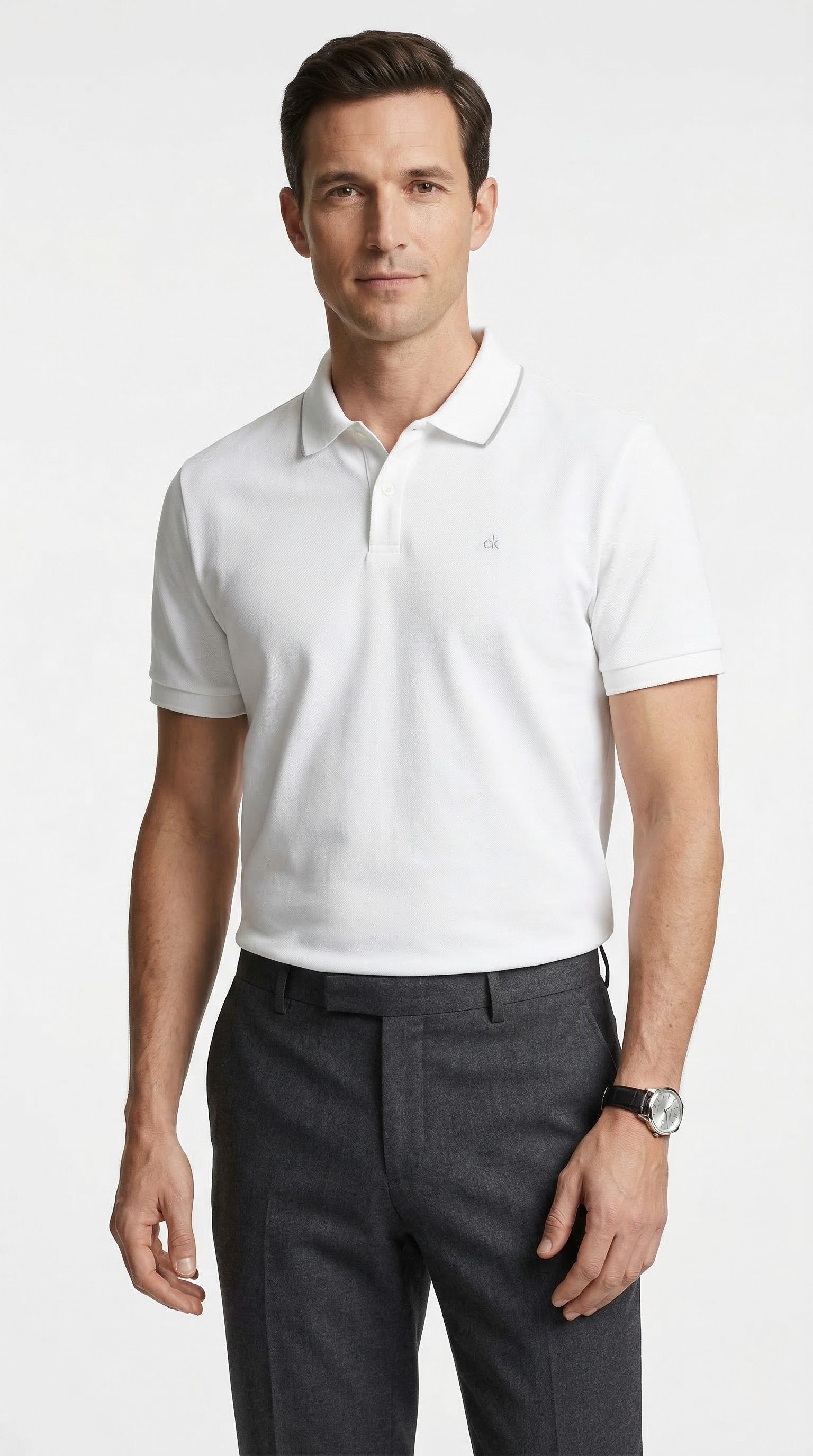 Calvin Klein Poloshirt SS RFND PQ TPPD CLSS Mit Rundhalsausschnitt günstig online kaufen