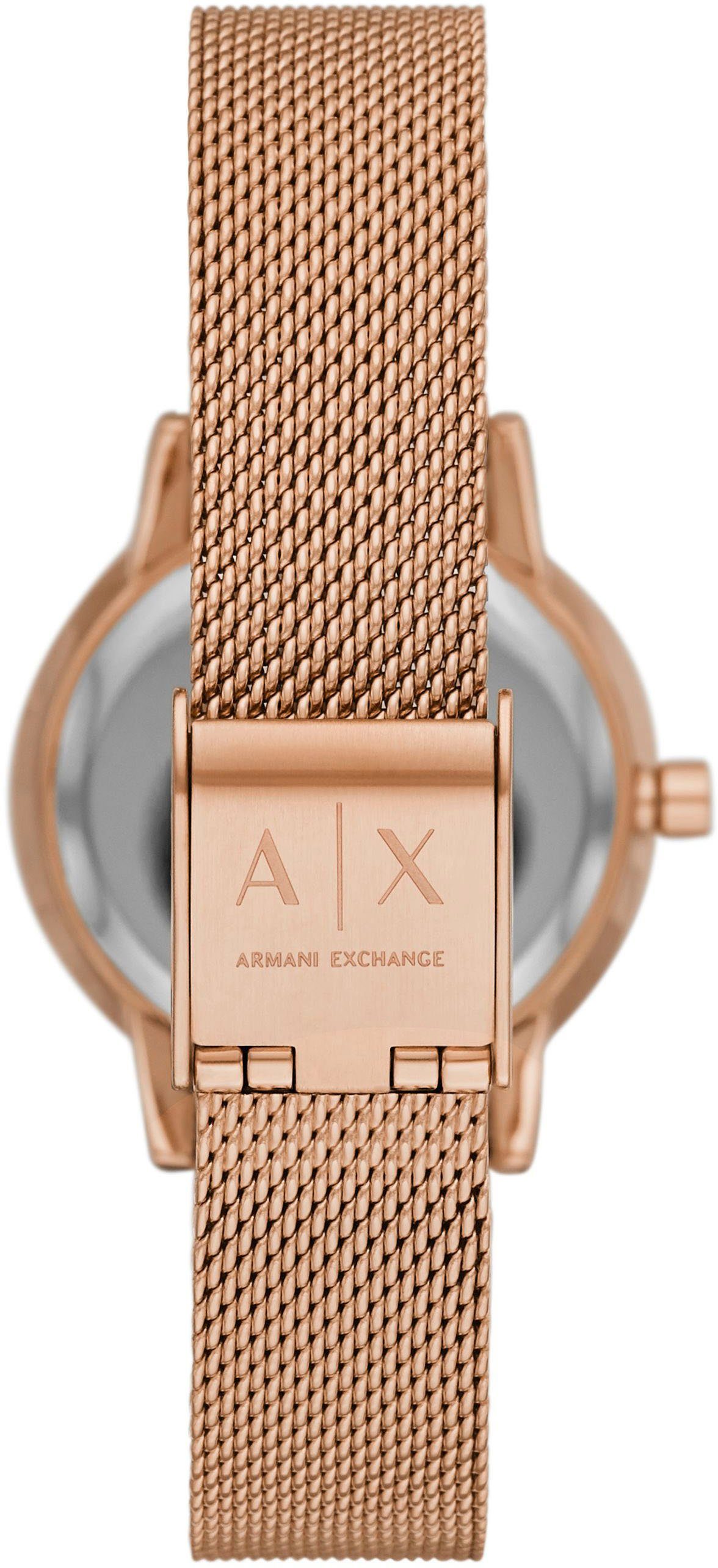 ARMANI EXCHANGE 2-tlg., auch AX7121, Geschenk mit als Quarzuhr Armband), ideal (Set