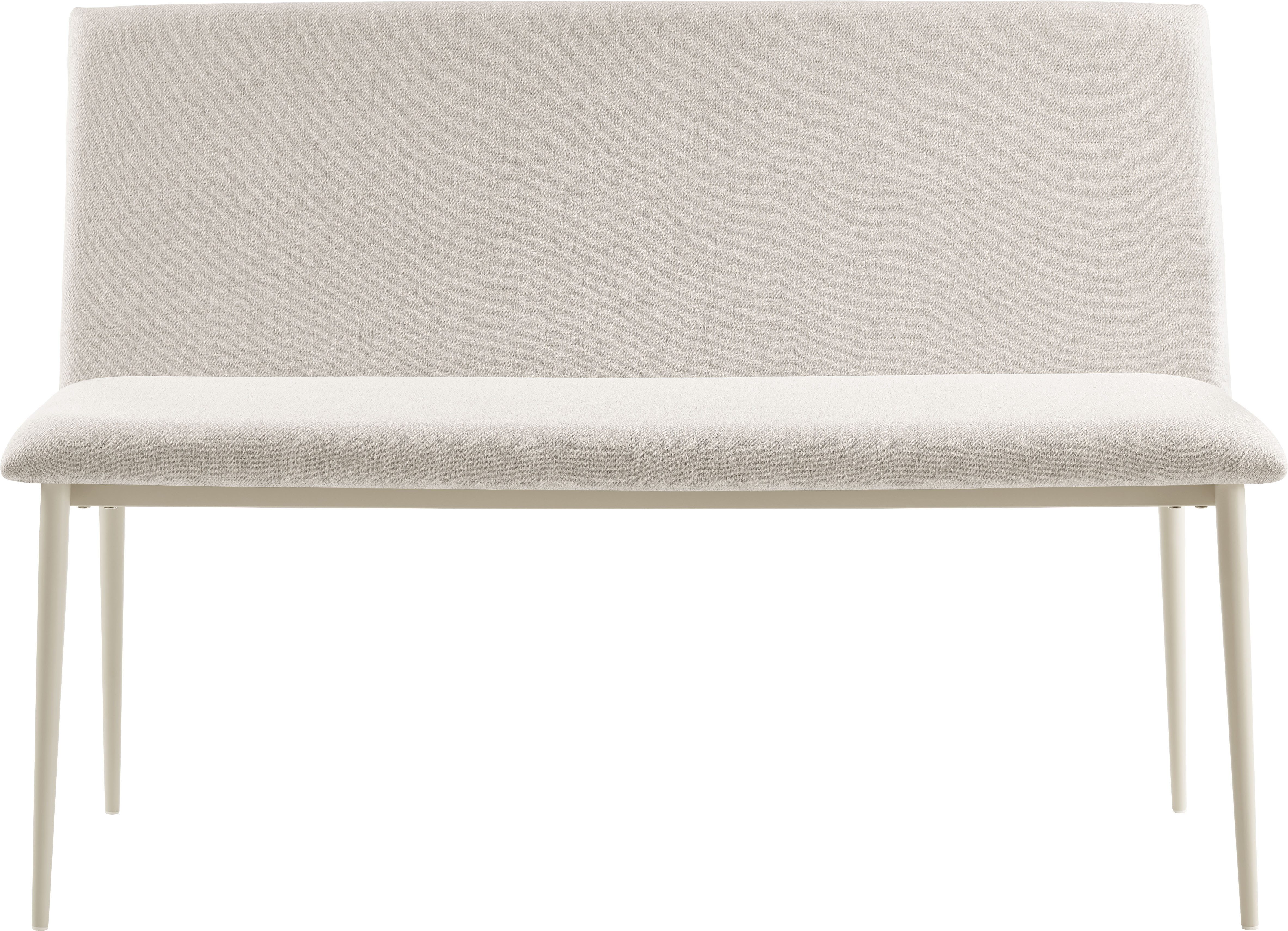 OTTO home Bank Cassy, pflegeleichter Strukturstoff, Kufen Metallgestell, Breite 122 cm